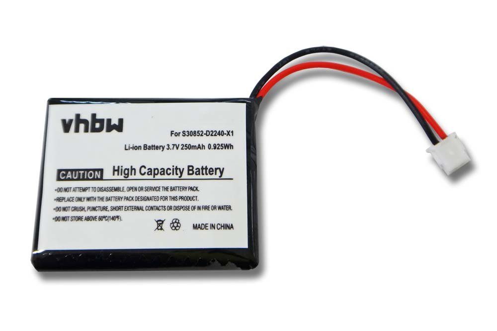 vhbw kompatibel mit Siemens Gigaset L410, L470 Akku Li-Ion 250 mAh (3,7 V)