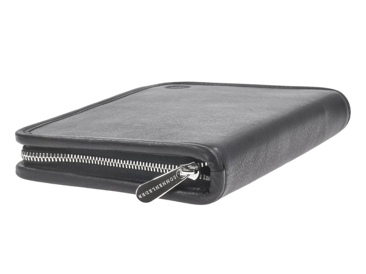 Sonnenleder Schreibgeräteetui Hauff, Stiftetui, Federtasche, süddeutsches Rindleder