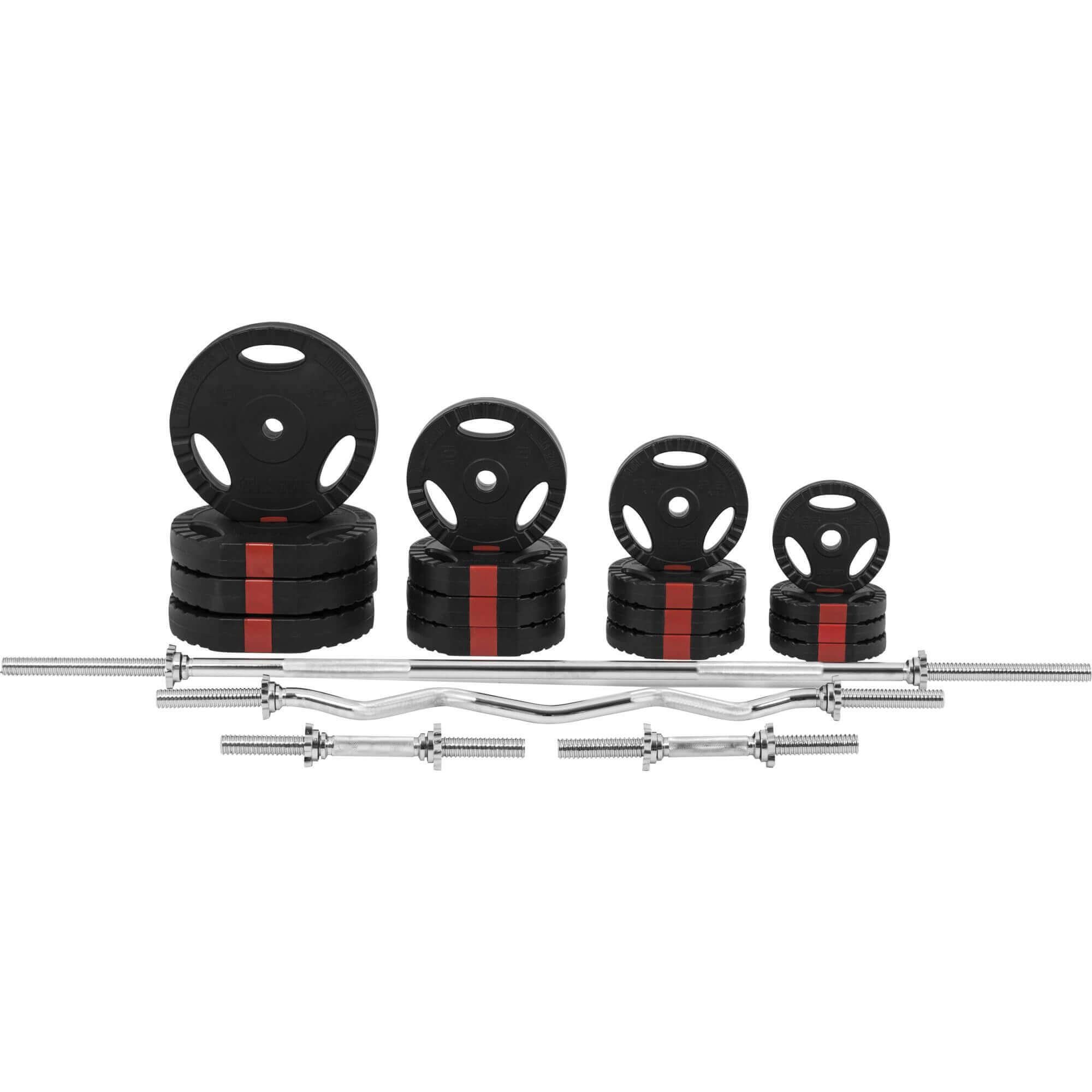 GORILLA SPORTS Hantel-Set Hantelset Kunststoff Gripper 100 kg