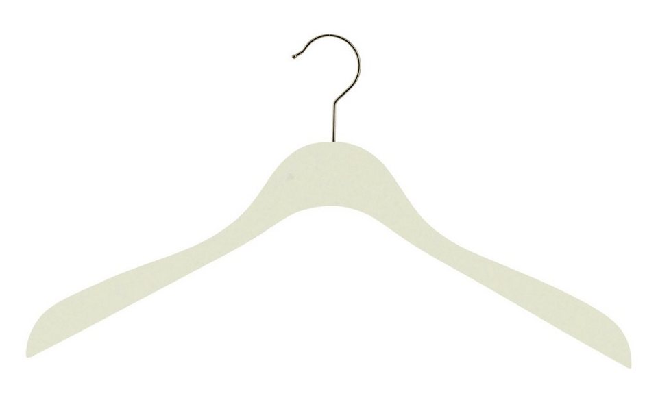 MAWA Kleiderbügel MAWA Kleiderbügel ECO Comfort, nachhaltiger Oberteilbügel  für Damen & Herren, drehbarer Kleiderhaken aus Textilresten, ideal für  Oberbekleidung, 44 cm breit, 1 Stück