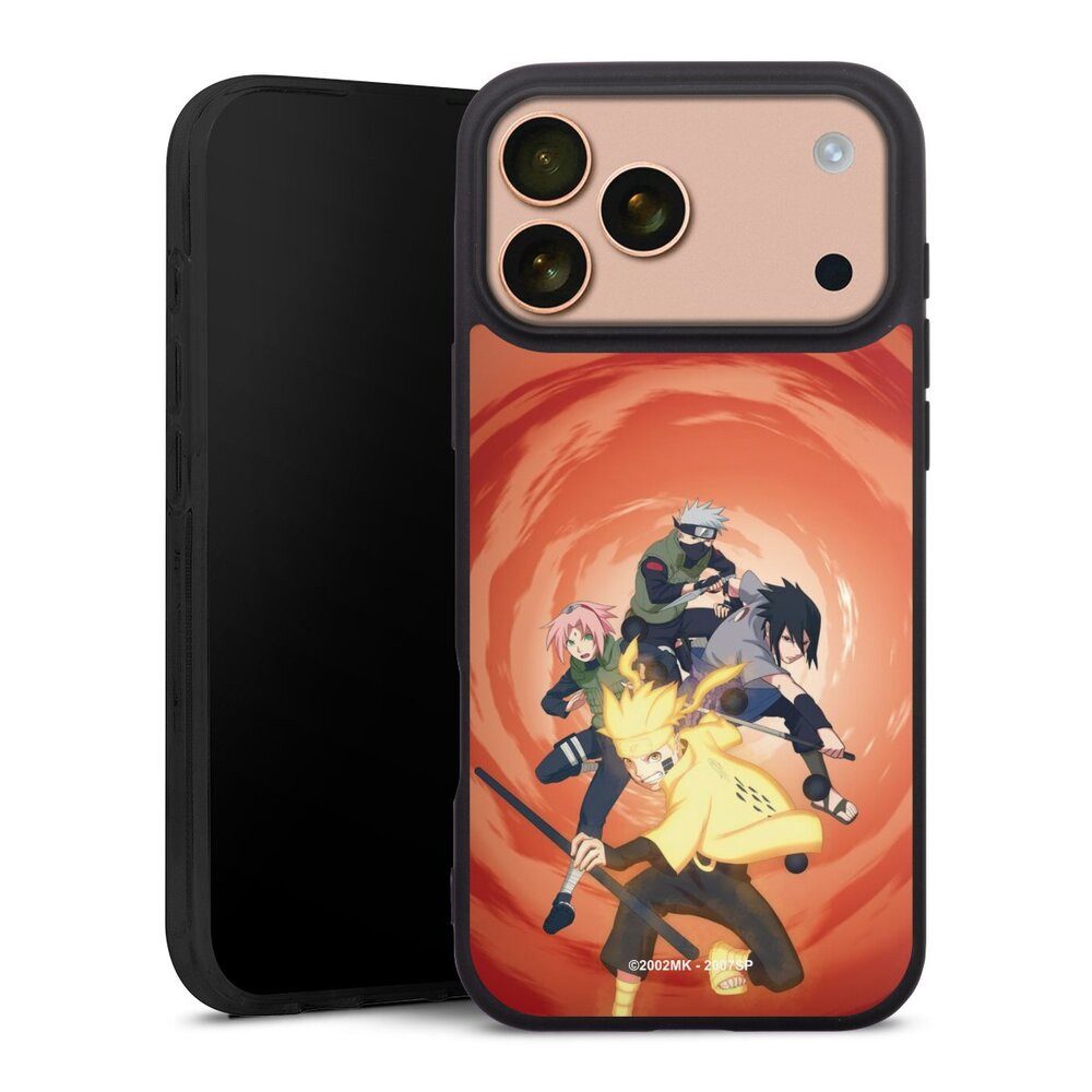 DeinDesign Handyhülle Naruto Shippuden Sasuke Sakura Naruto Team 7, Apple iPhone 17 Pro Max Silikon Hülle Premium Case Handy Schutzhülle