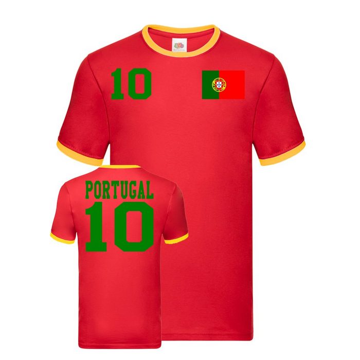 Blondie &amp; Brownie T-Shirt Herren Portugal Sport Trikot Fußball Weltmeister WM Europa EM YN11423
