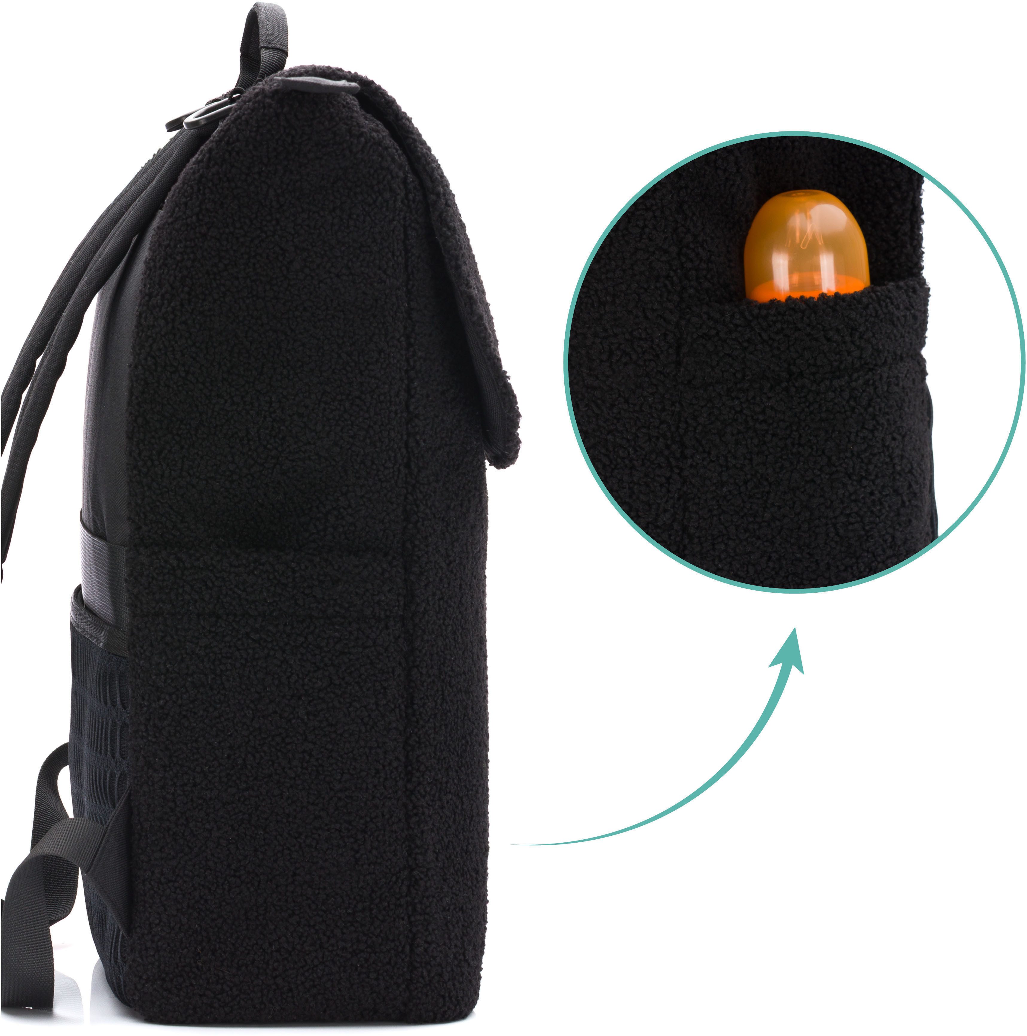 Fillikid Wickelrucksack Teddy, inkl. Wickeltunterlage