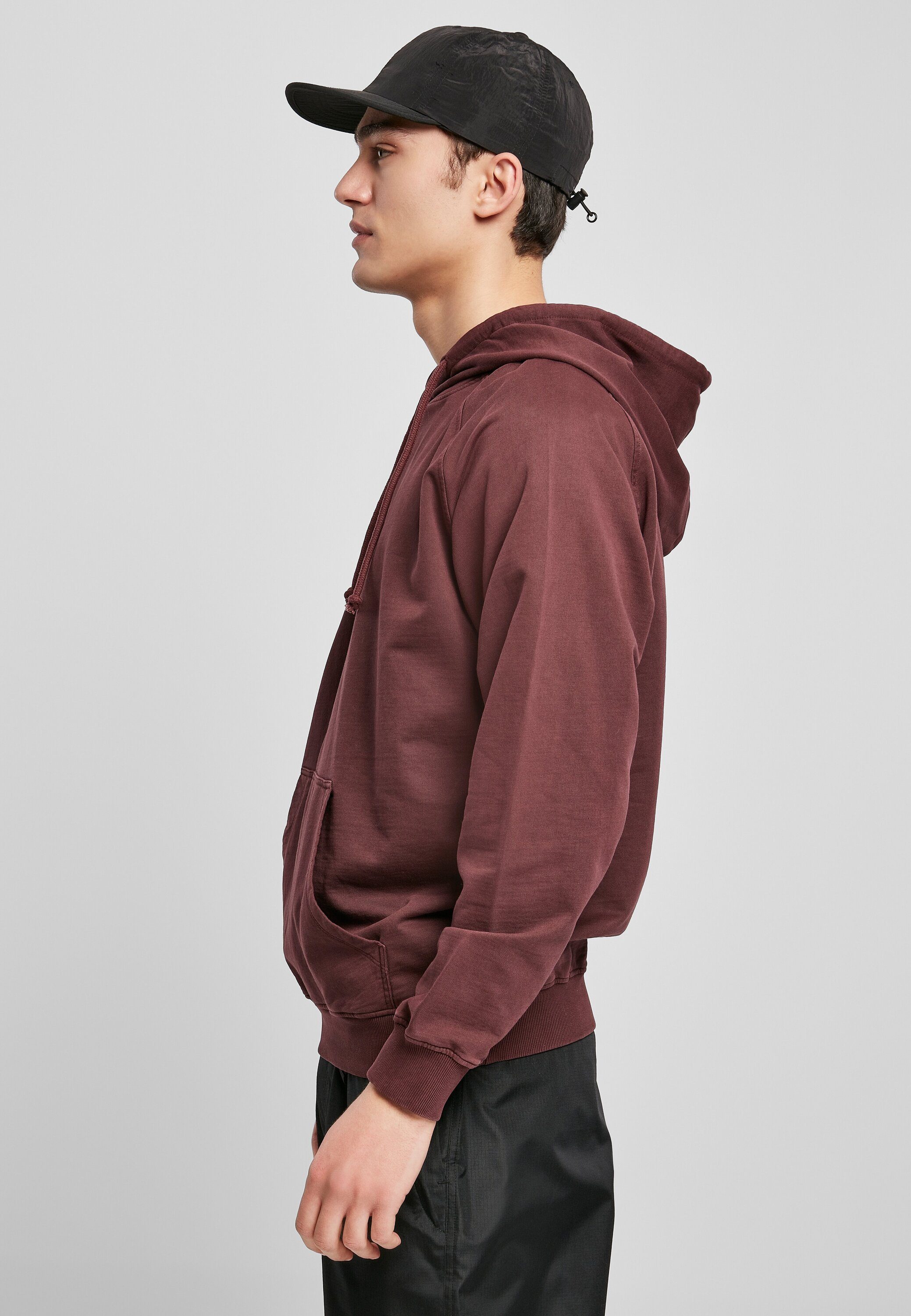 cherry (1-tlg) Sweater Herren Overdyed CLASSICS URBAN Hoody