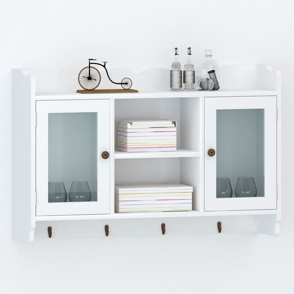 tinkaro Wandregal Wandschrank MORTON Holz Bücher/DVD/Gläser Aufbewahrung Kast, 1-tlg.