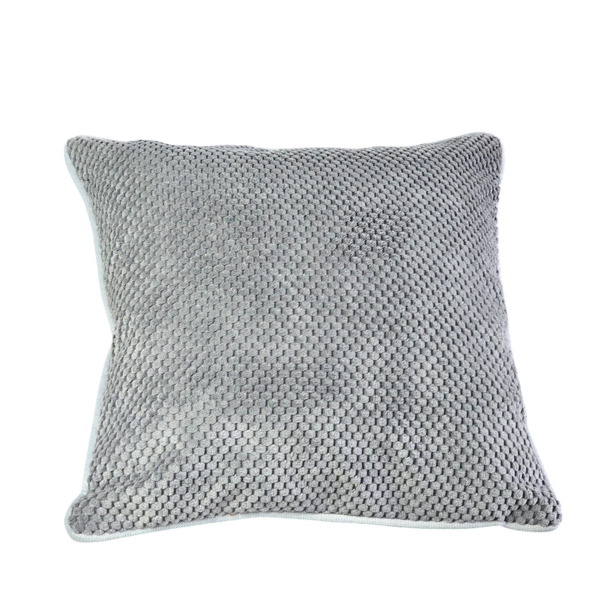 Gözze Zierkissen GÖZZE Kissen SVEN anthrazit BHT 40x8x40 cm grau Dekokissen