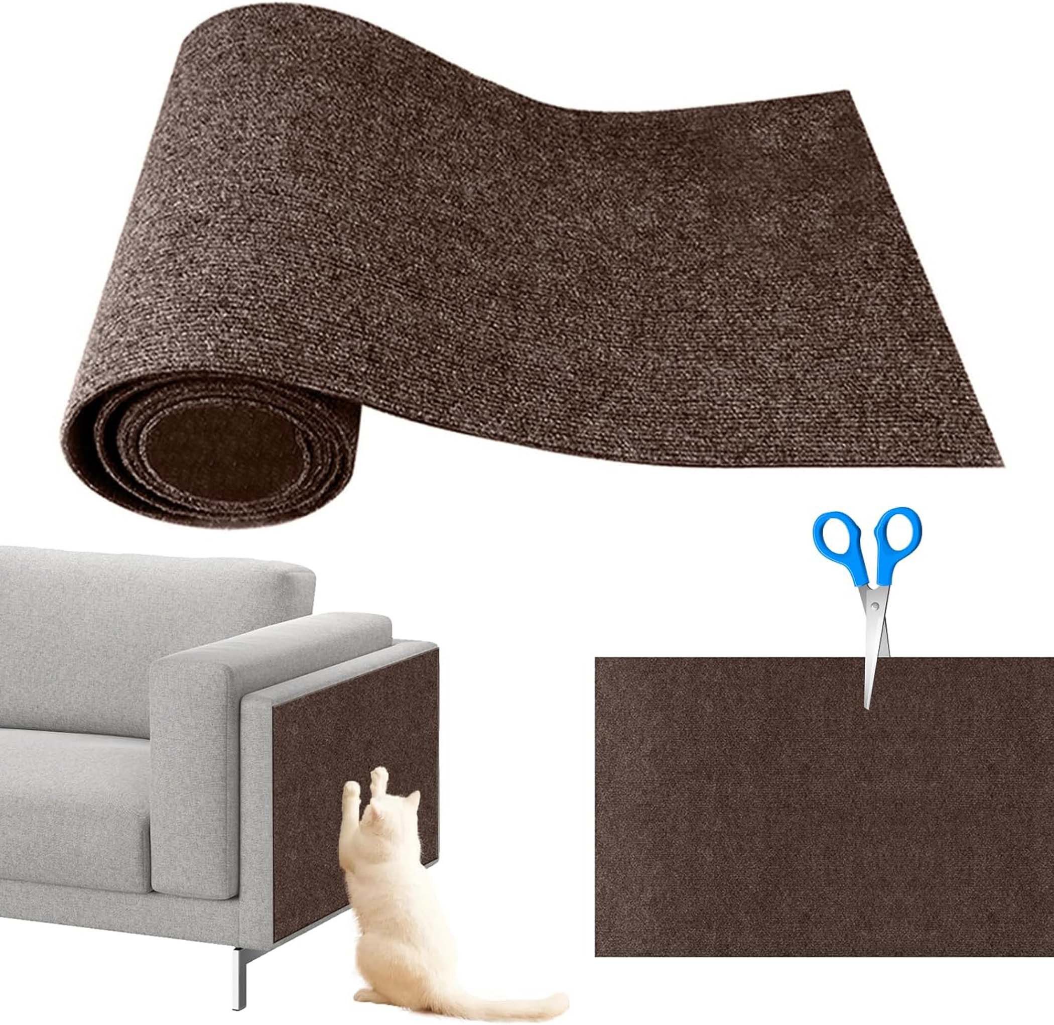 Coonoor Kratzmatte Katze Wand Selbstklebend Kratzschutz Sofa Katze, Kratzte günstig online kaufen