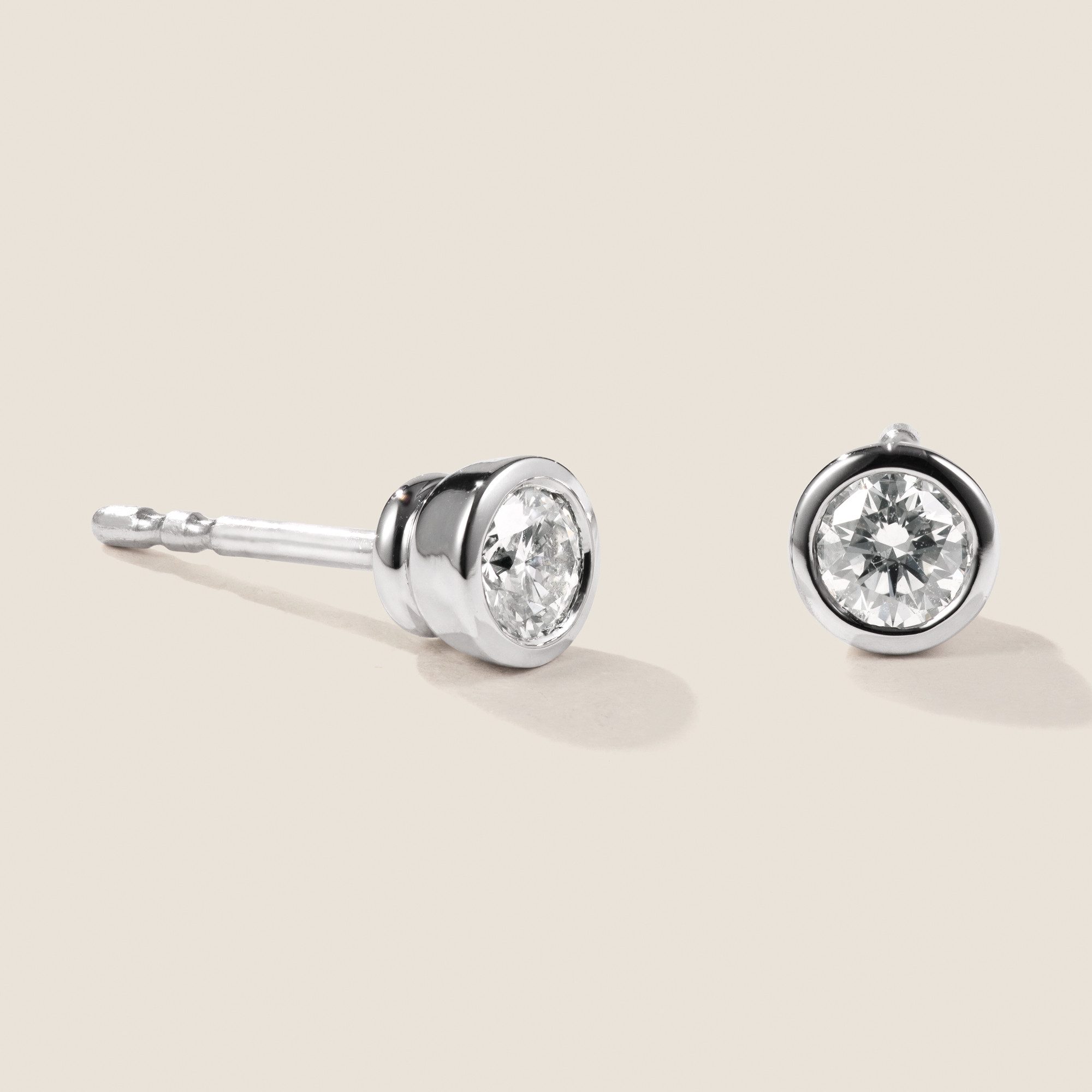 Webgoldschmied Paar Ohrstecker Diamant Ohrstecker 750 Weißgold 0,44 ct G/VS, direkt aus meiner Goldschmiedemeisterwerkstatt