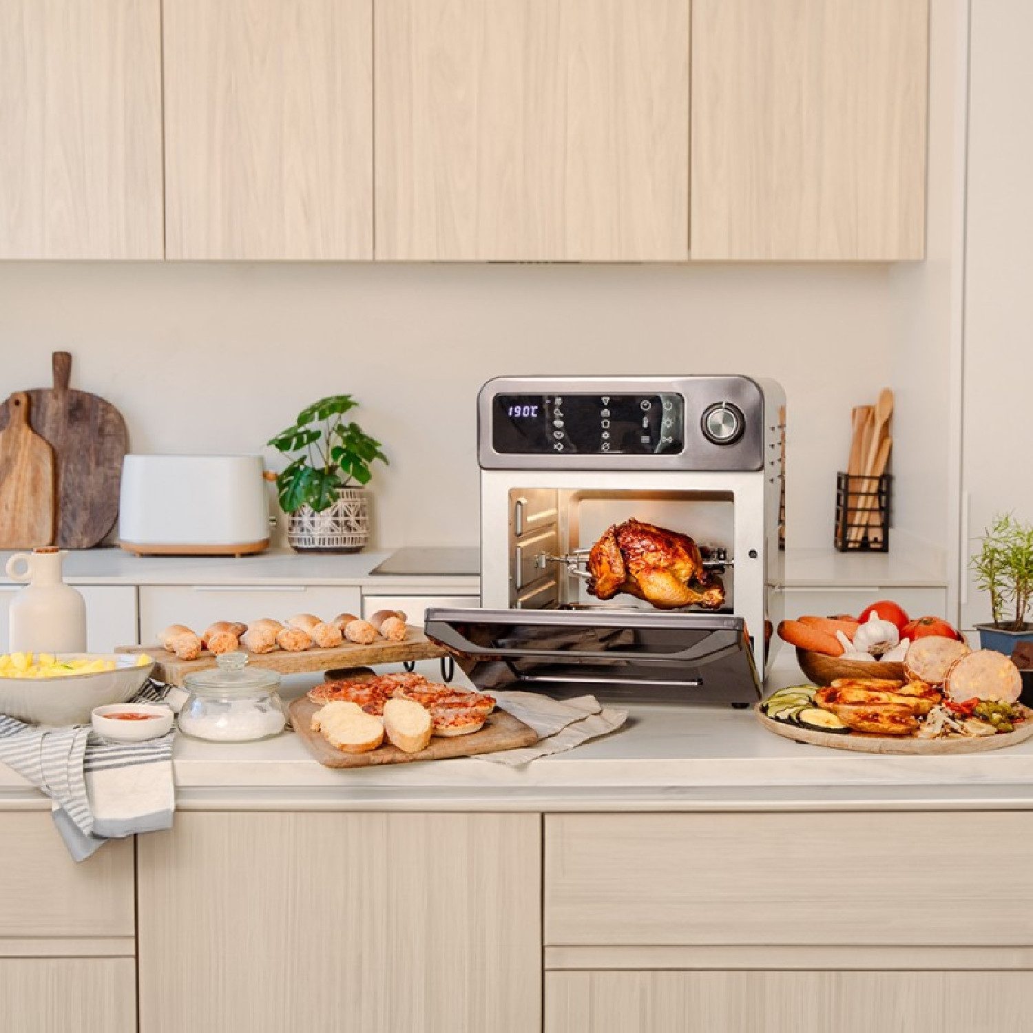 Cecotec Heißluftfritteuse, 1700 W, Bake&Fry 1500 Touch