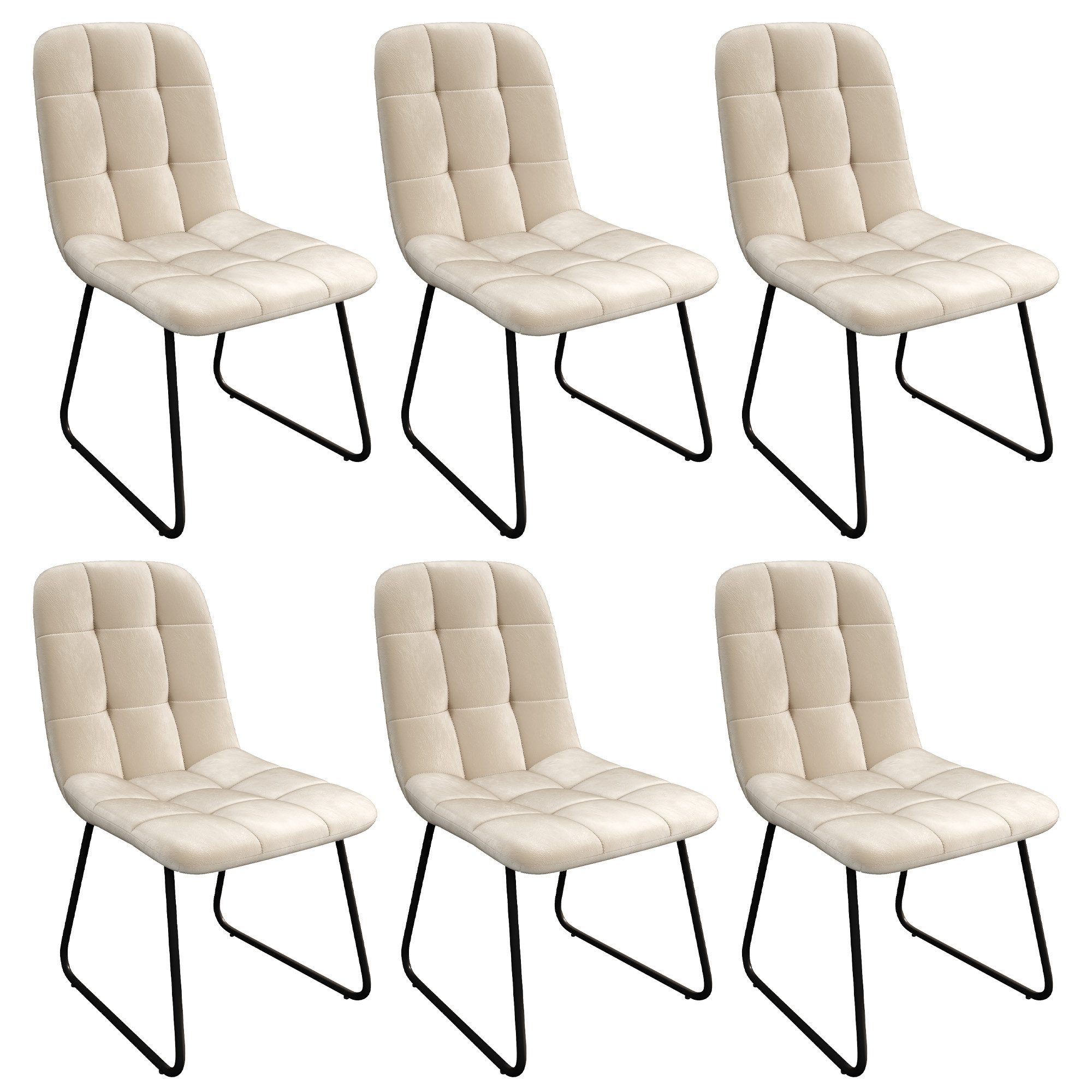 Jiexi Esszimmerstuhl esszimmerstühle 2er/4er/6er/8er set stühle esszimmer k günstig online kaufen