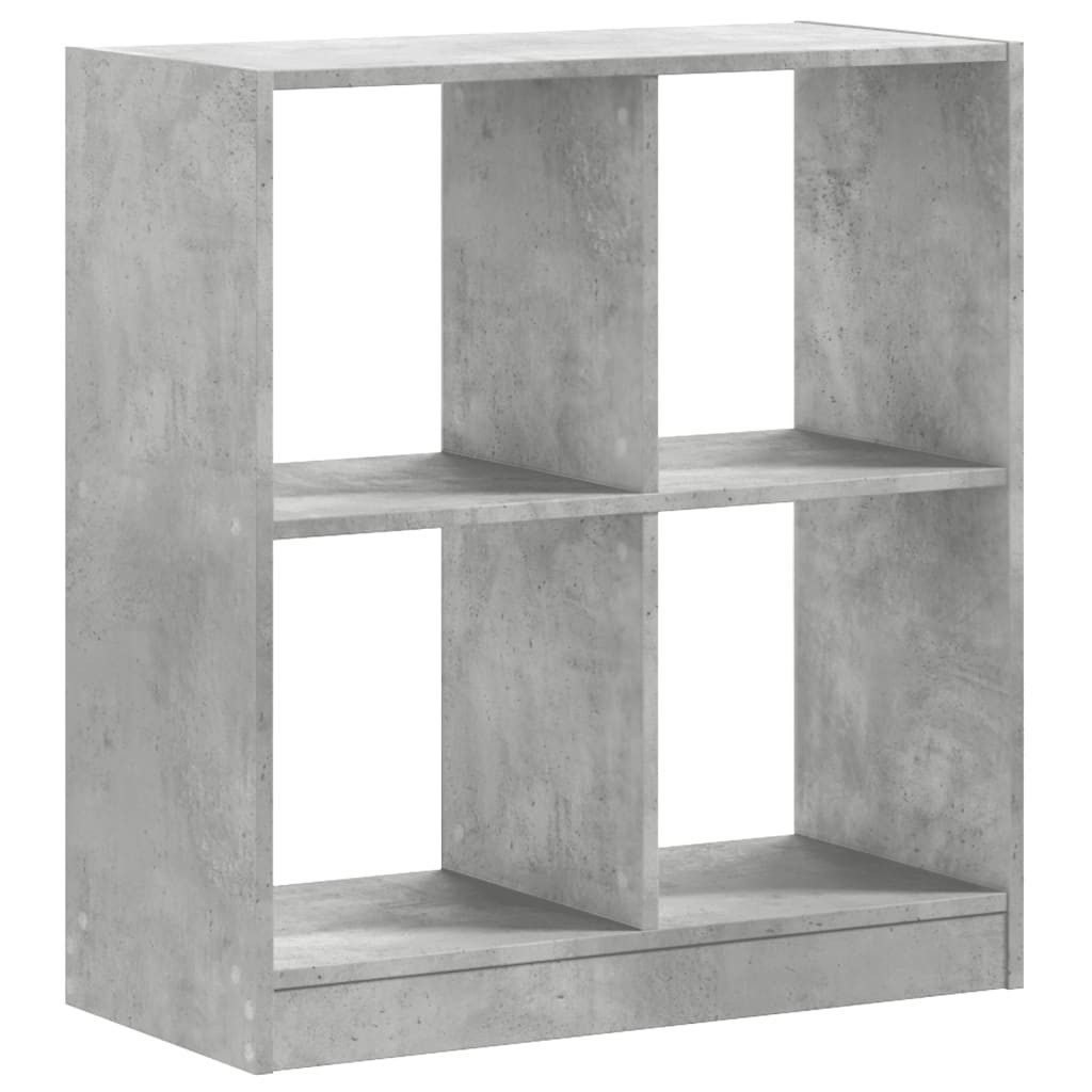 vidaXL Bücherregal Bücherregal Betongrau 68,5x32x75 cm günstig online kaufen