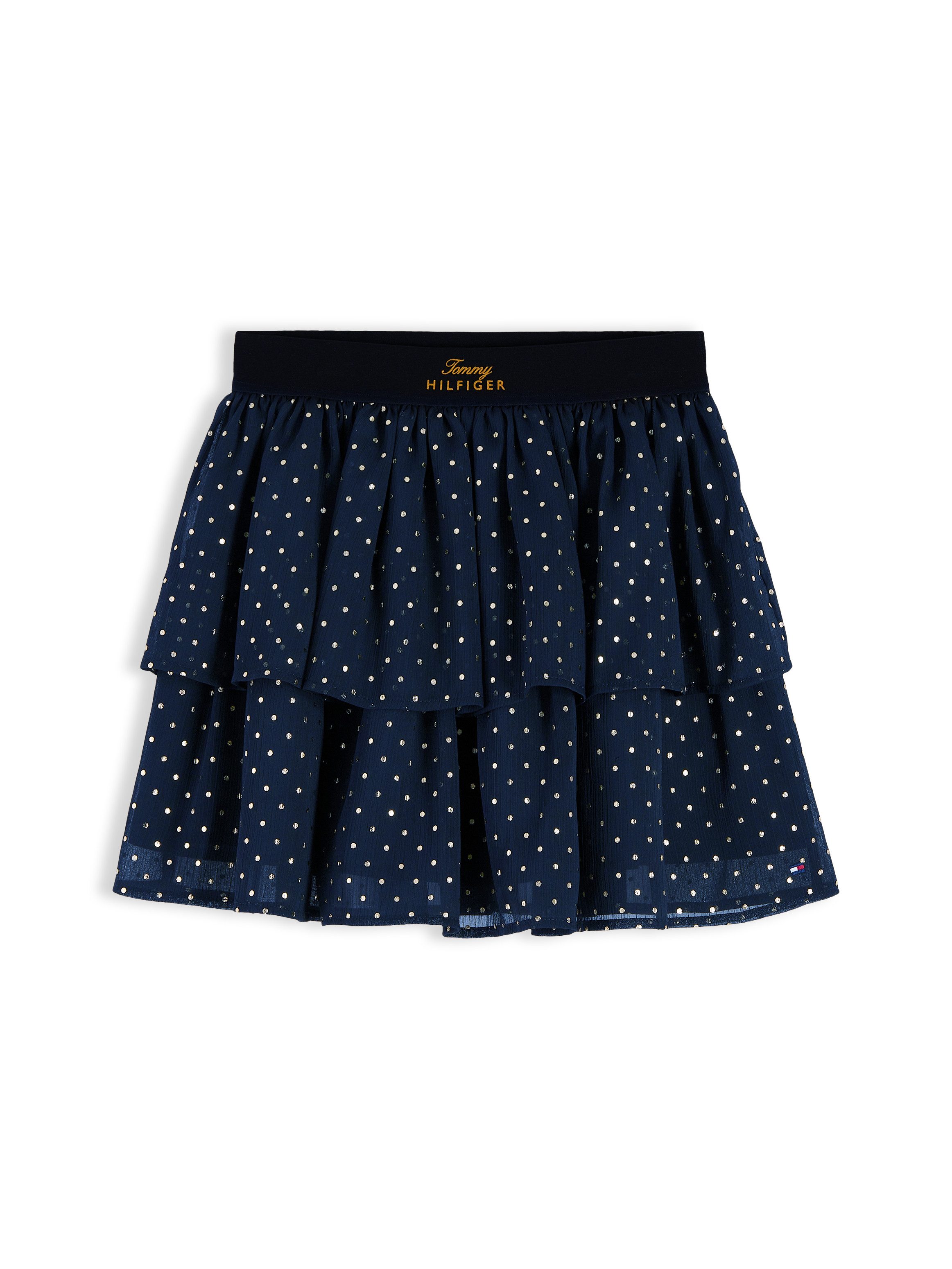 Tommy Hilfiger Rüschenrock RARA SKIRT elastischer Bund, Regular Fit, Kinder bis 16 Jahre