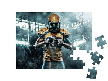 puzzleYOU Puzzle American-Football-Spieler, 48 Puzzleteile, puzzleYOU-Kollektionen Sport, Menschen, Schwierig, 500 Teile