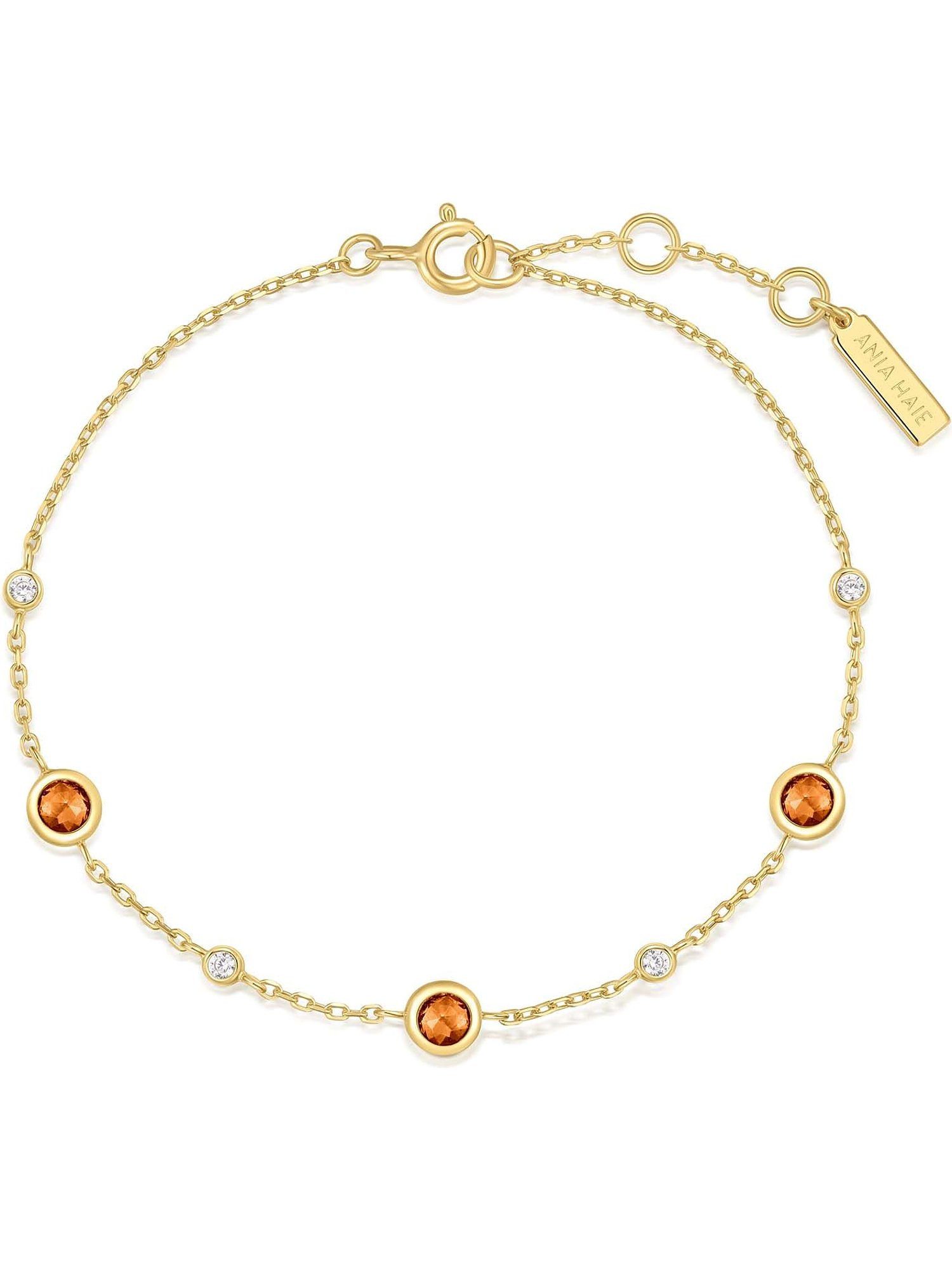 Ania Haie Armband Ania Haie Damen-Armband 925er Silber Zirkonia