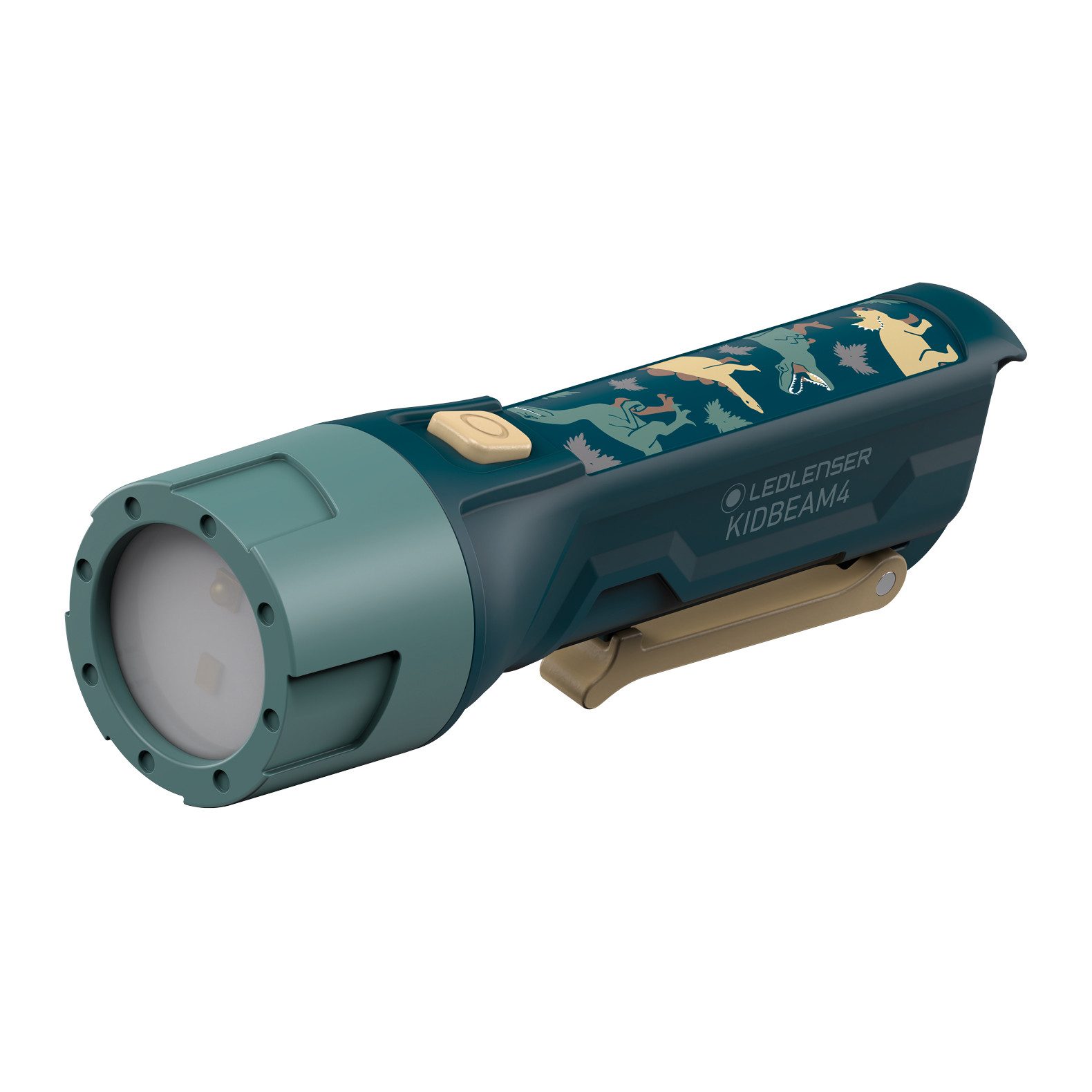 Ledlenser Taschenlampe Kidbeam4 Grün, 72g leicht, 12 cm lang, 4 Farben, LED, AAA, 18h Laufzeit