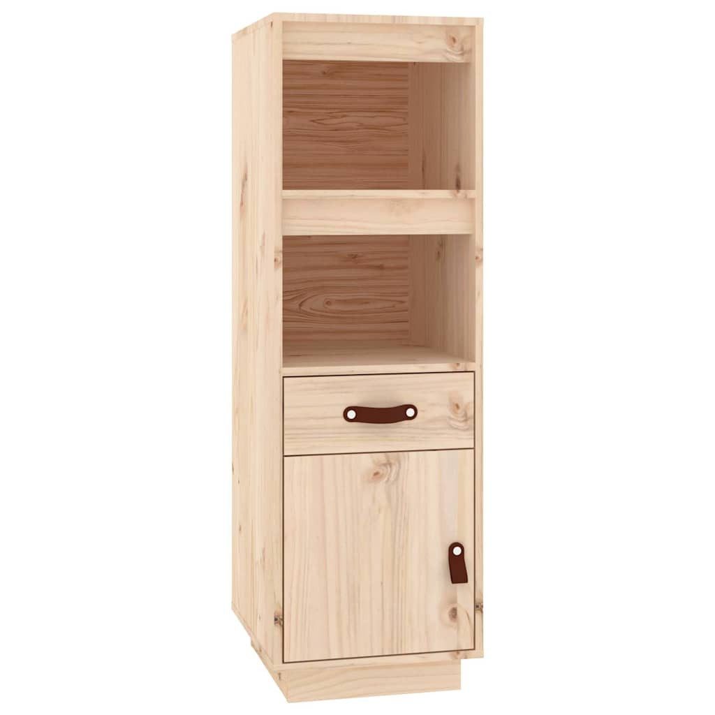 vidaXL Highboard Highboard 34x40x108,5 cm Massivholz Kiefer (1 St)