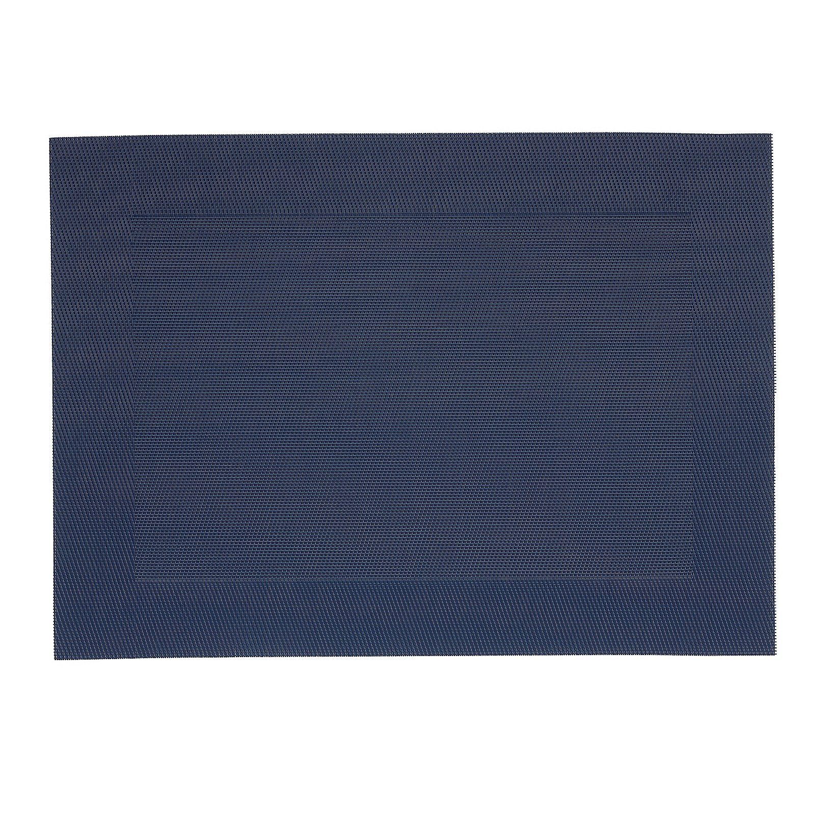 Platzset, Nicoletta, kela, gewebtes Material, leicht zu reinigen blau