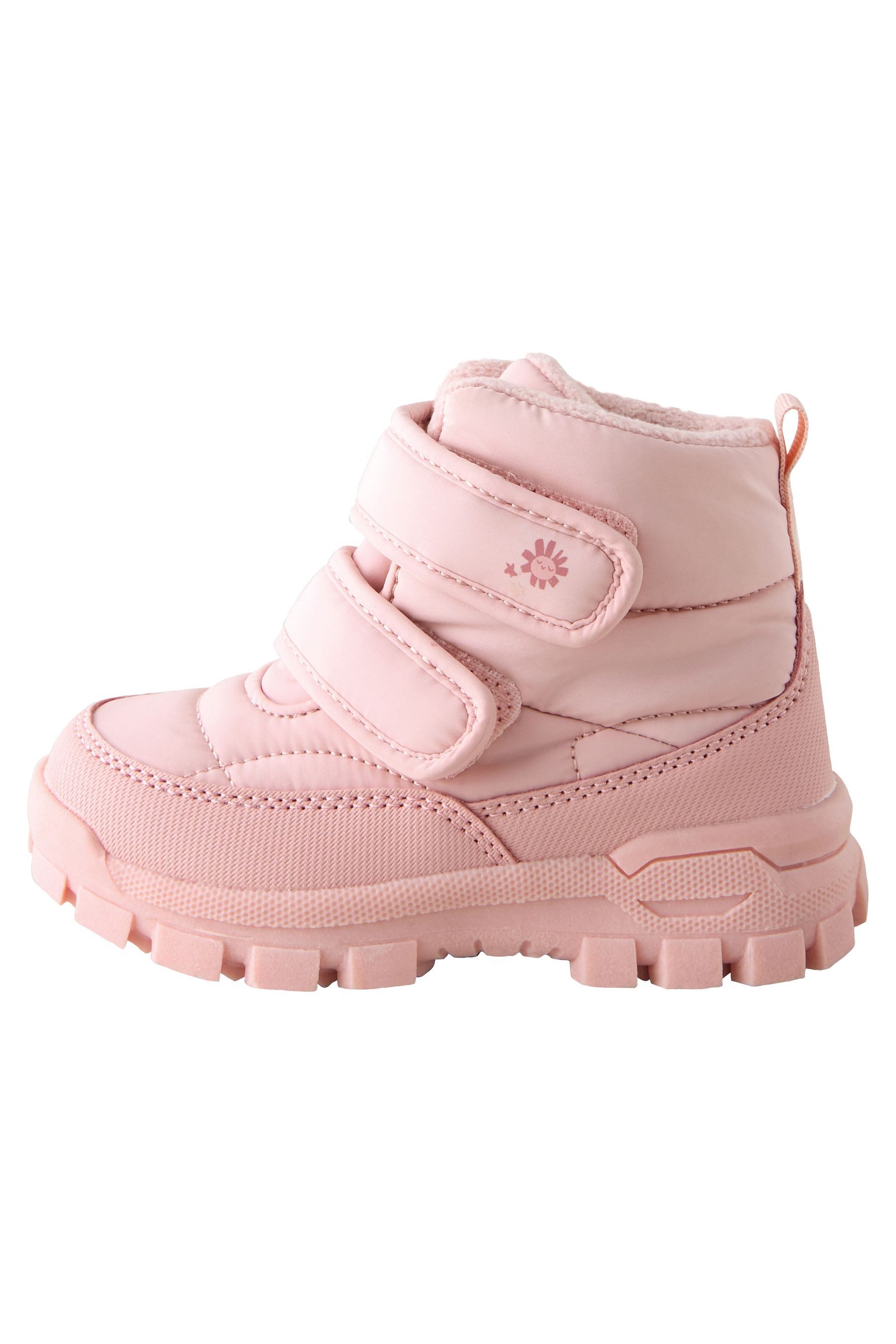 Wasserdichte Steppstiefel mit Klettverschluss Stiefel