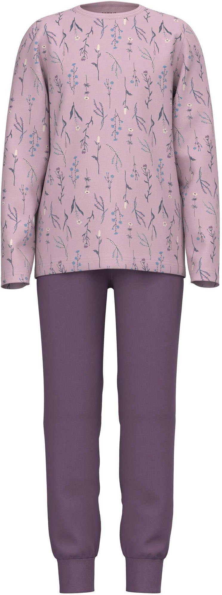 Name It Schlafanzug NKFNIGHTSET DAWN PINK FLOWER NOOS (Set, 2 tlg) | Pyjama-Sets