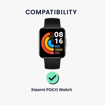 kwmobile Schutzfolie 2x Displayschutzfolie für Xiaomi POCO Watch, (1-St), Schutzfolie für Fitness Tracker - robuster Displayschutz - transparent