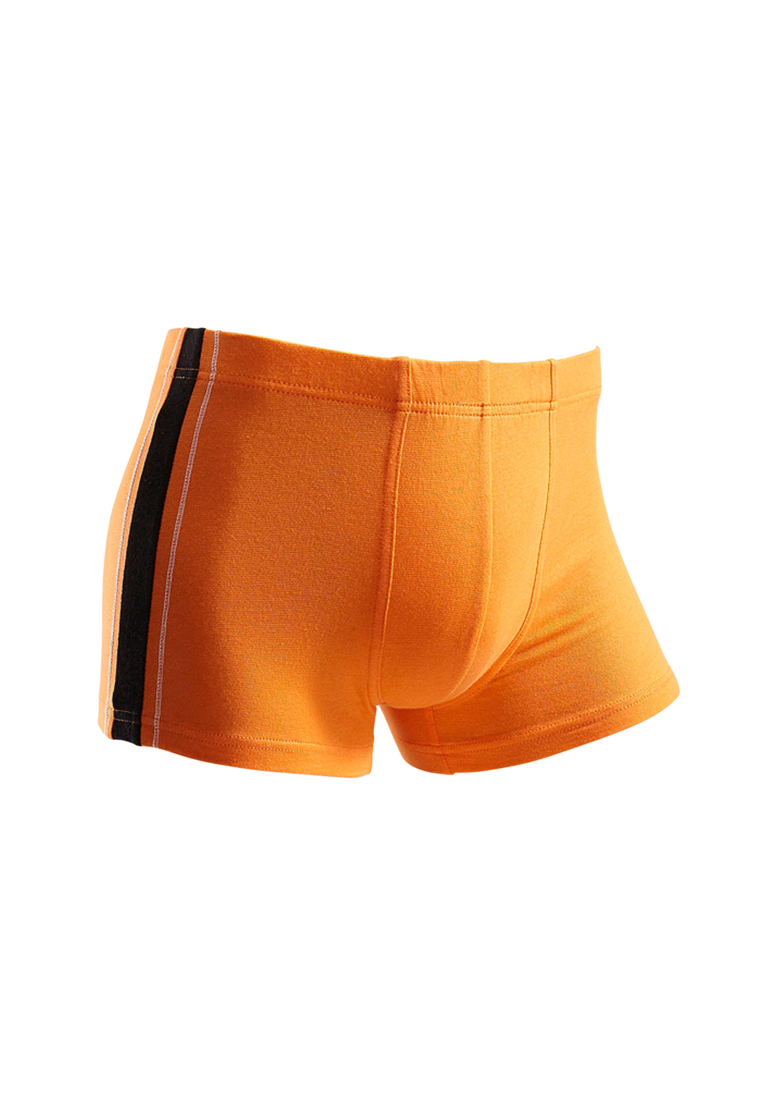 AUTHENTIC LE JOGGER Boxer Boxershorts für Herren (Packung, 4-St) mit kontrastfarbigen Streifen seitlich