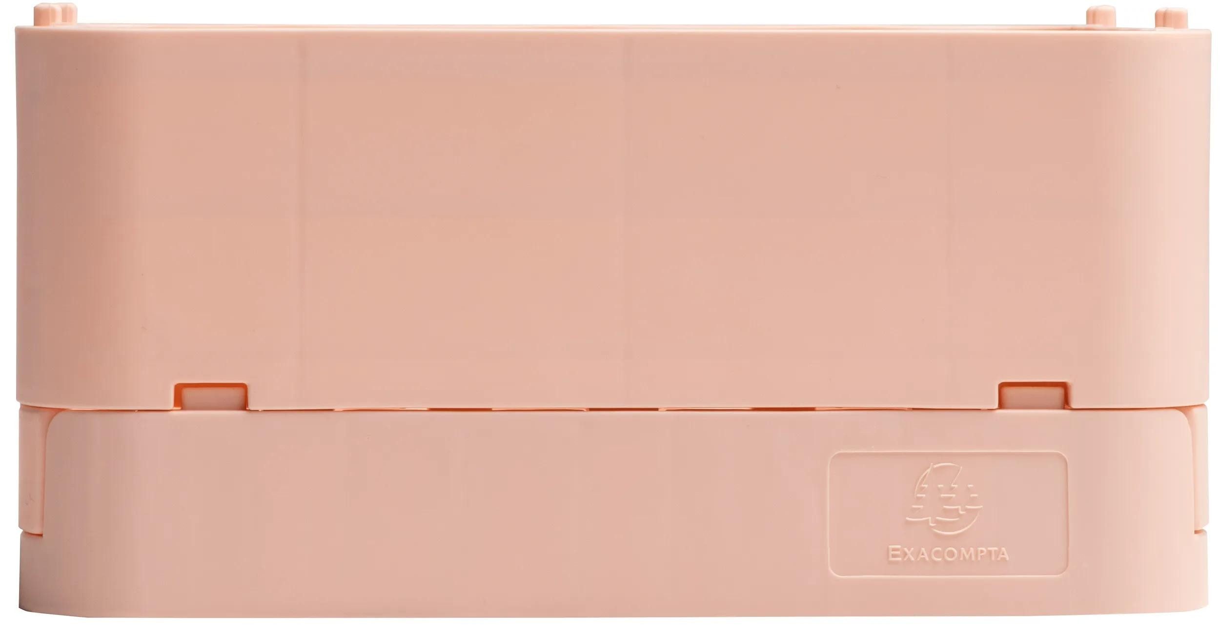 EXACOMPTA Schubladenbox 4x The Smart Case, klappbare Mini-Box A6+, Skandi - 27031D, Ablageboxen