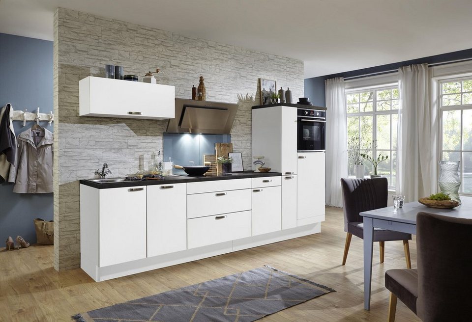 OPTIFIT Küchenzeile Cara, Vollauszüge und Soft-Close-Funktion, Breite 320 cm