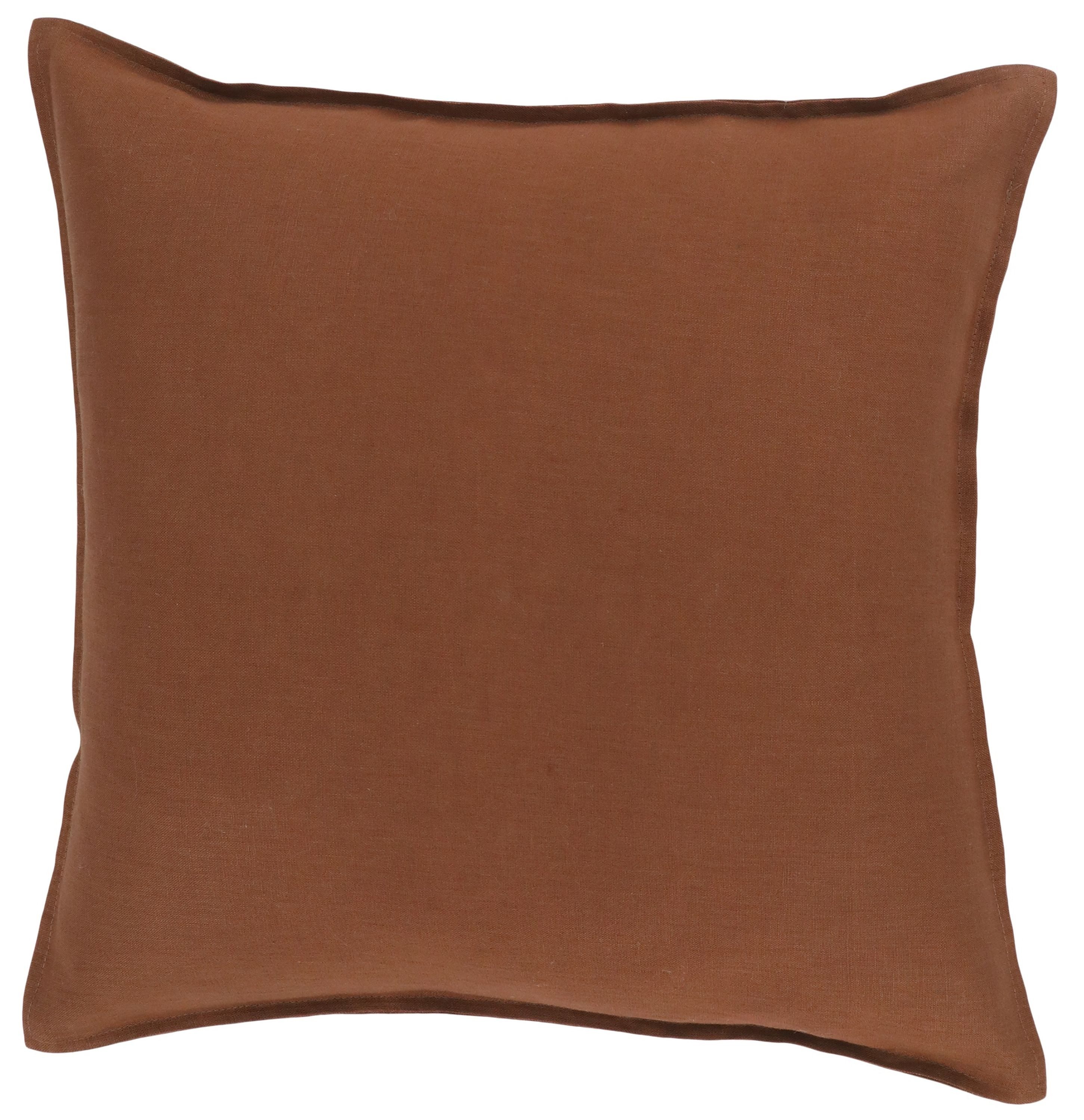 Chic Antique Kissenbezug Chic Antique - Kissenbezug Kissenhülle 50x50cm Leinen Terracotta