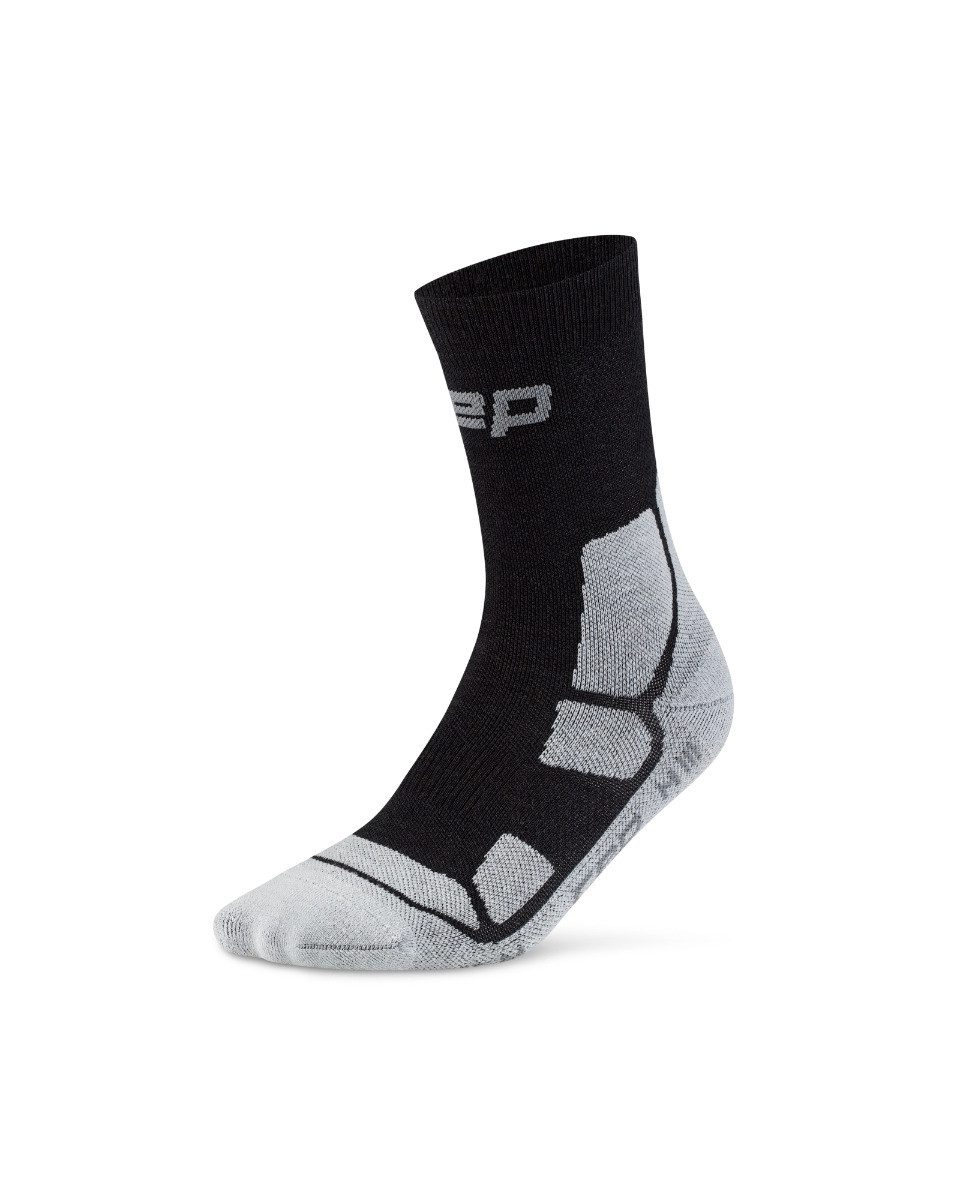 CEP Socken CEP hiking mid cushion socks, BLACK/GREY