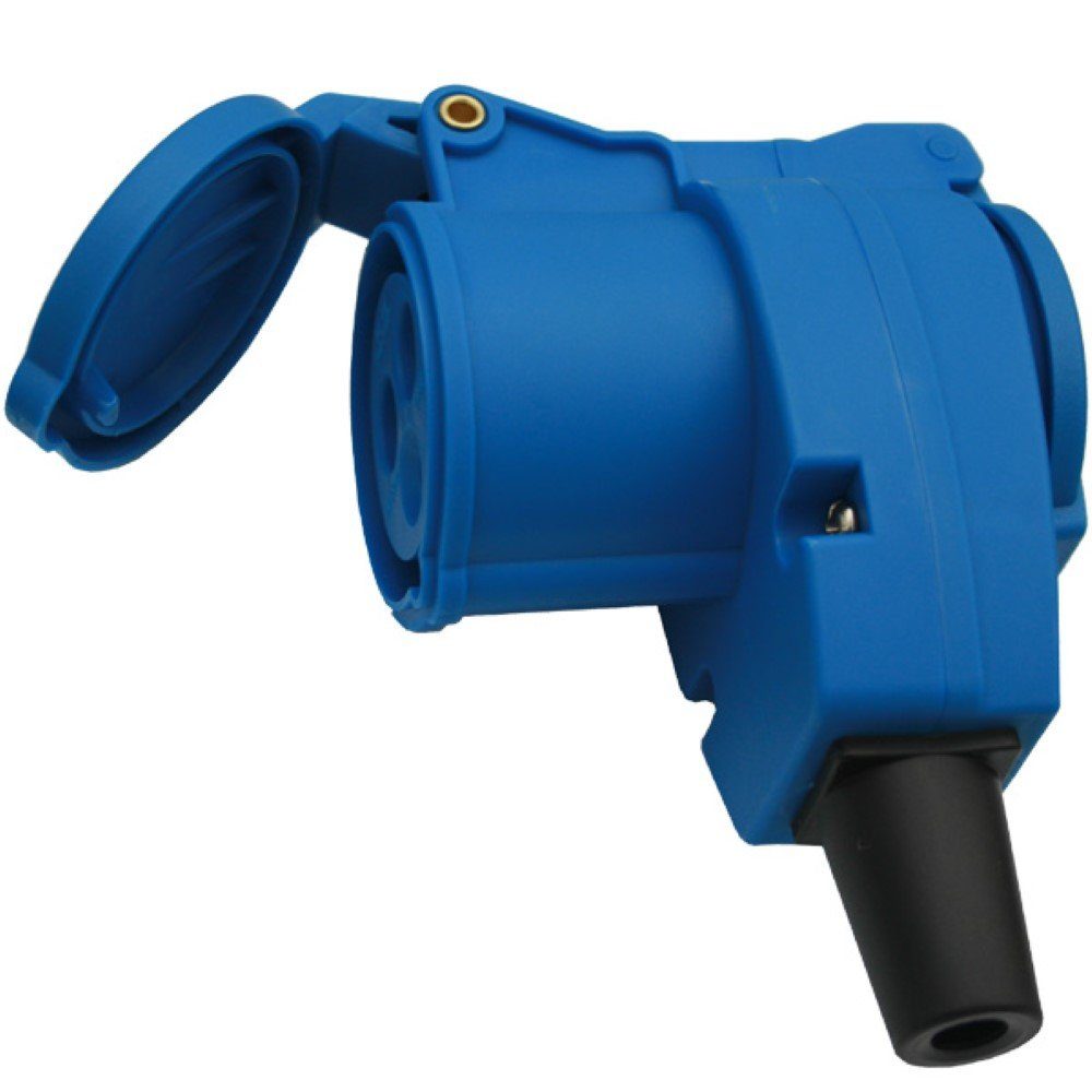 HABA B.V. Steckdose CEE Winkelkupplung 220V mit Schuko Steckdose