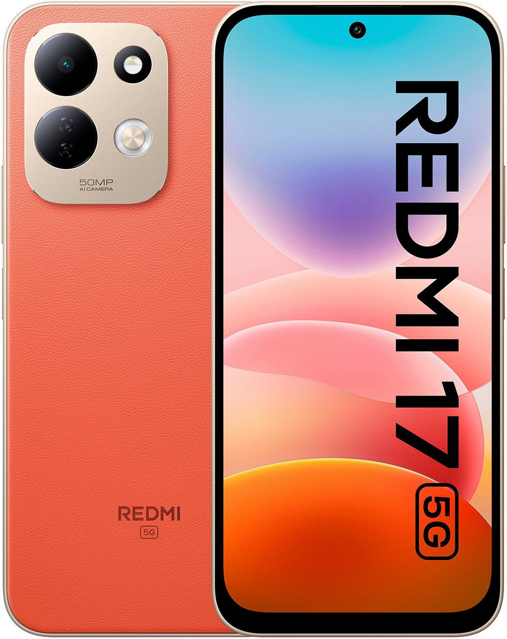 Xiaomi Redmi 17 5G 4+256GB Smartphone Handy (50 MP Kamera) Orange