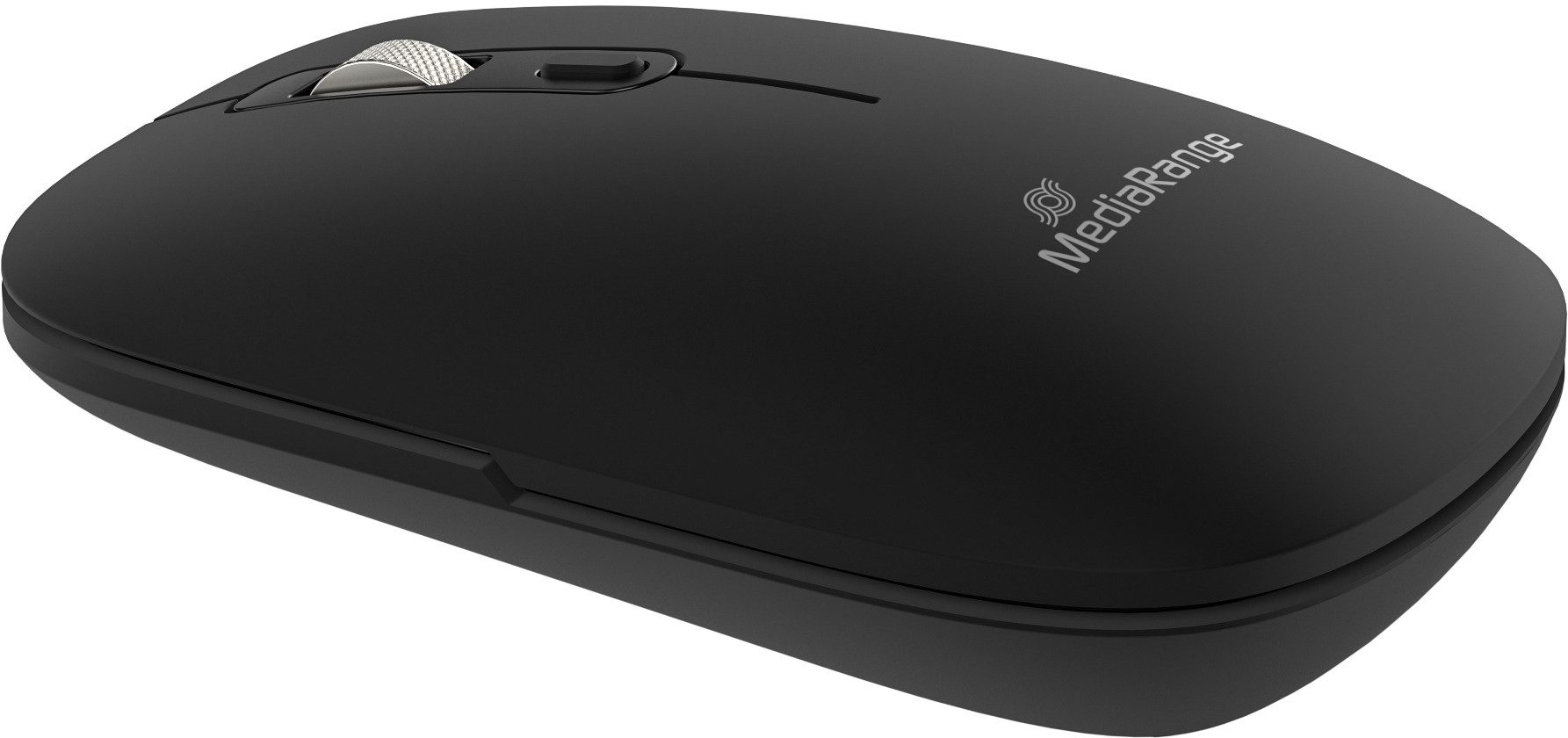 Mediarange Maus optisch Wireless Bluetooth 4 Tasten 2400 dpi schwarz MROS267 Maus