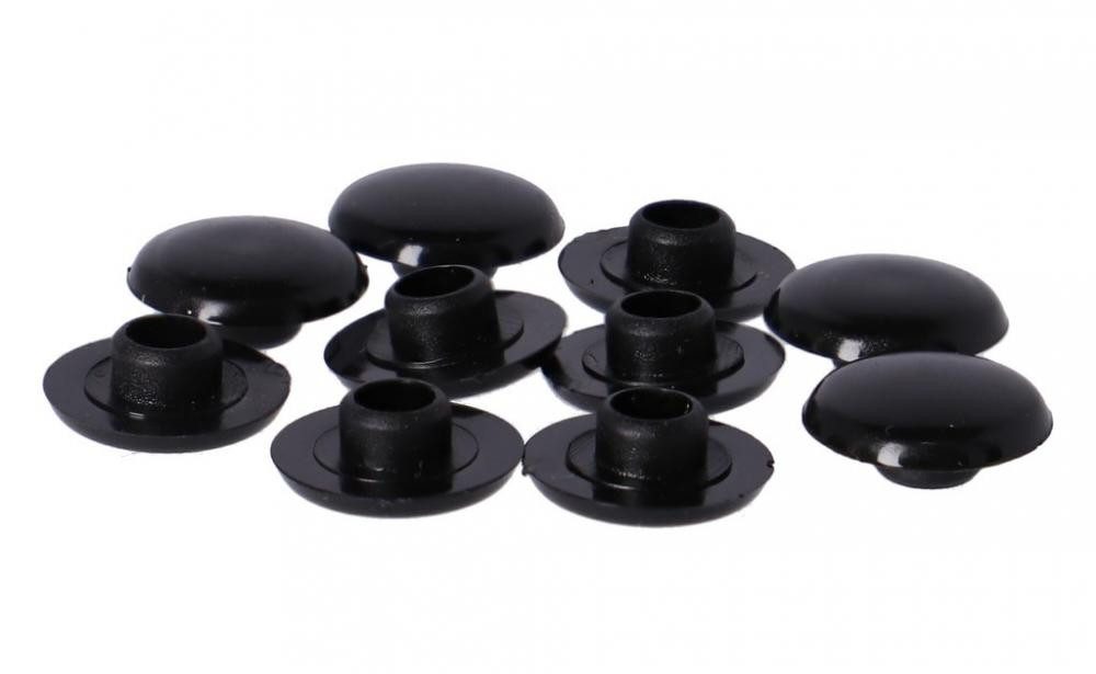 Fix Nippel Fahrradlenker Abdeckkappe 13 x 5 mm Beutel 10 St., für Innensechskant SW 5mm