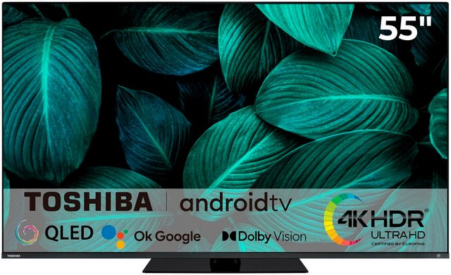 Toshiba 55QA7D63DG LED-Fernseher (139 cm/55 Zoll, 4K Ultra HD, Android TV, Smart-TV)