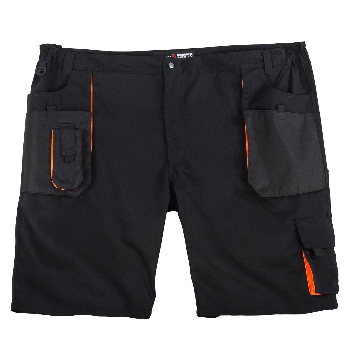 ABRAXAS Shorts Große Größen Herren Arbeits-Shorts schwarz Marc&Mark by Abraxas