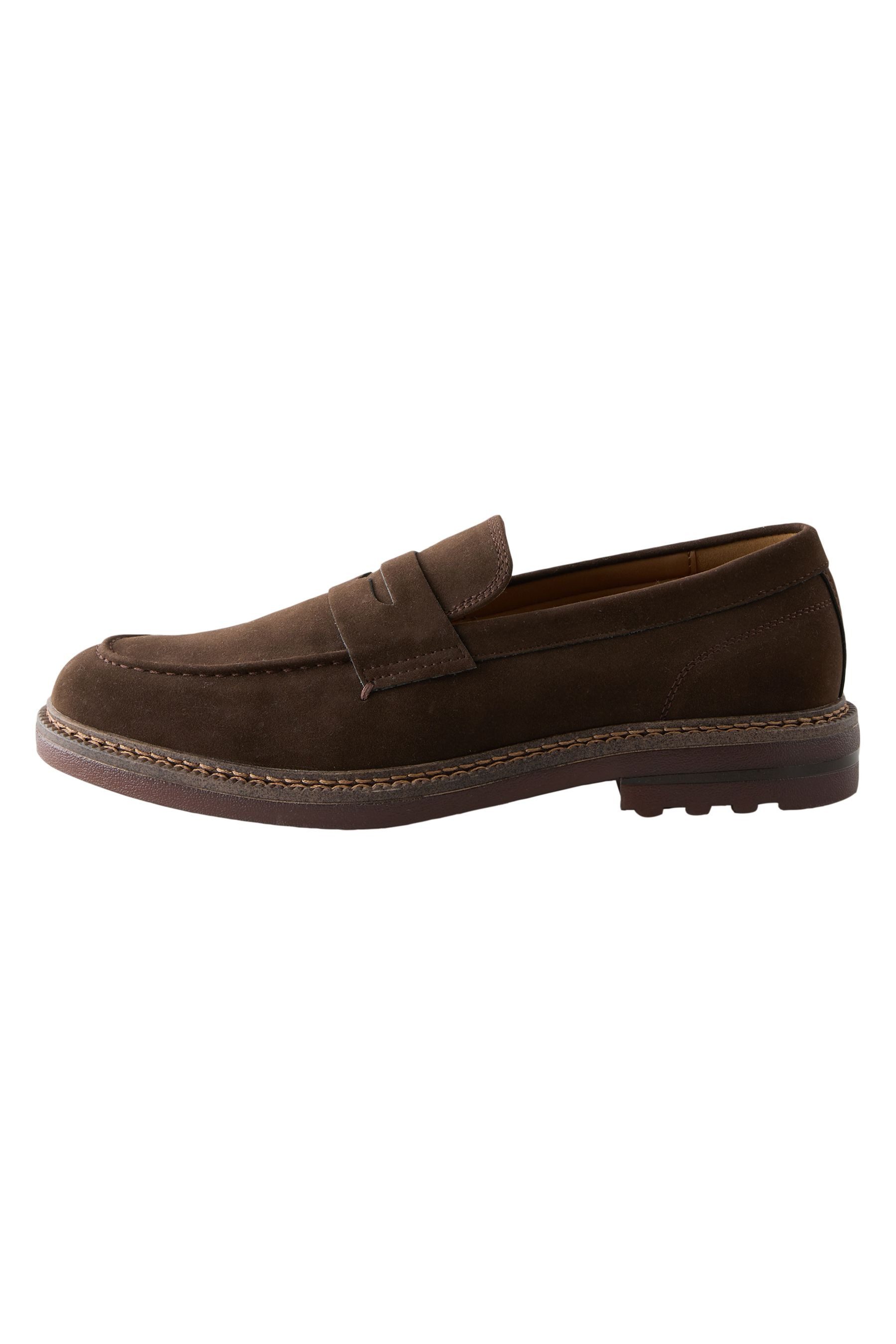 Next Pennyloafer aus Kunstveloursleder Loafer (1-tlg)