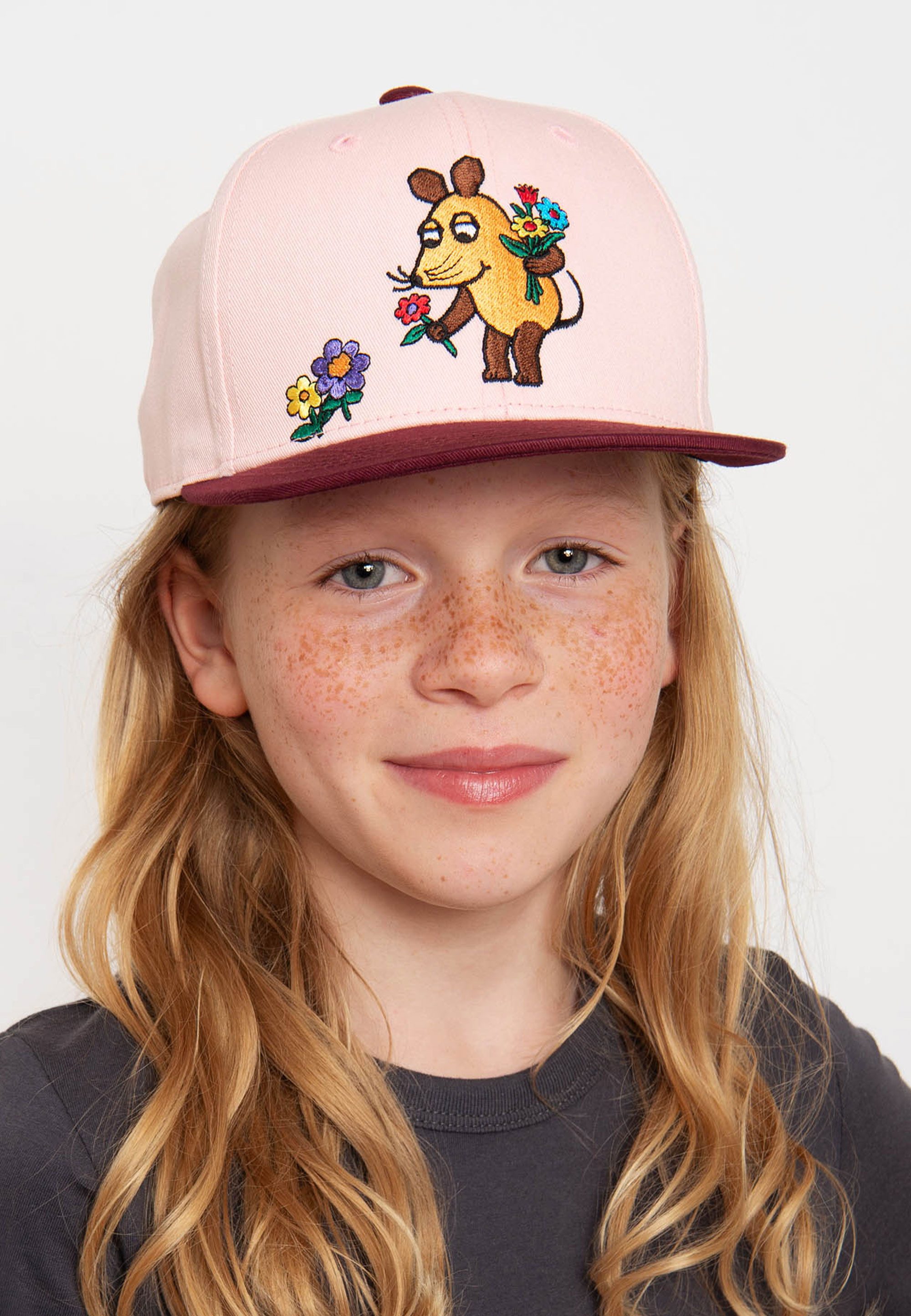 koaa Baseball Cap Maus - Blumenstrauß mit detailreicher Stickerei