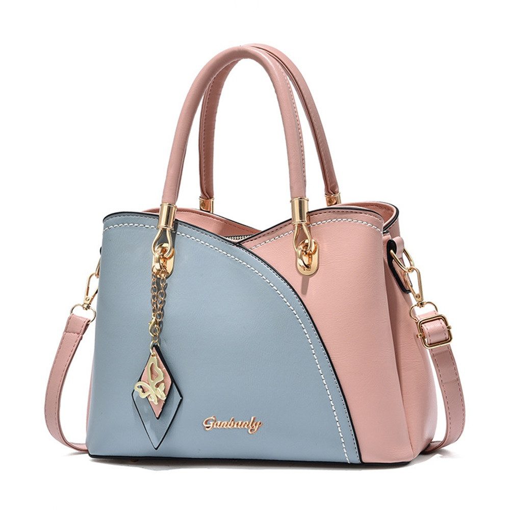 RWEUOQ Henkeltasche Handtasche mit Quasten, Patchwork-Farbe, günstig online kaufen