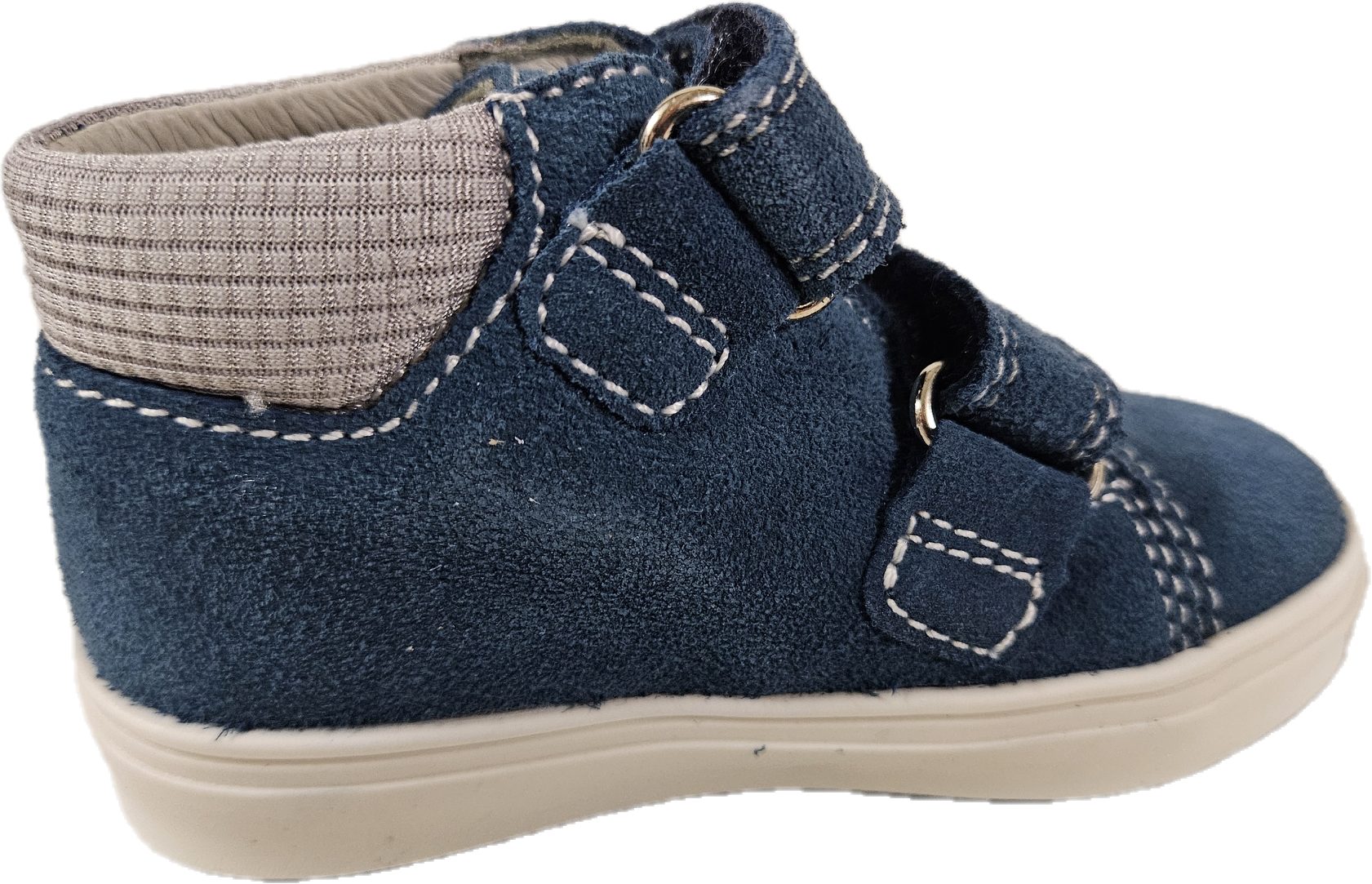Richter Sneaker Kinderschuh 0932 341 Lederschuh Klettverschluß pacific rock Lauflernschuh aus echtem Leder