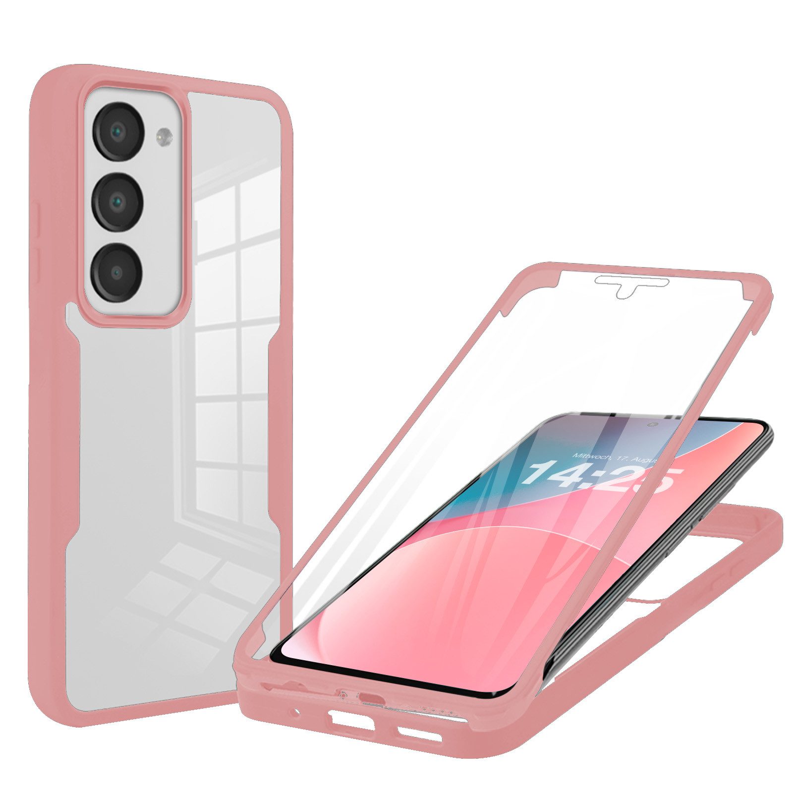 Tec-Expert Handyhülle 360 Grad Hülle für Xiaomi Redmi 15 / 15 5G 6.9 Zoll, 6,9", Rundum Schutz Cover Case Hülle robust