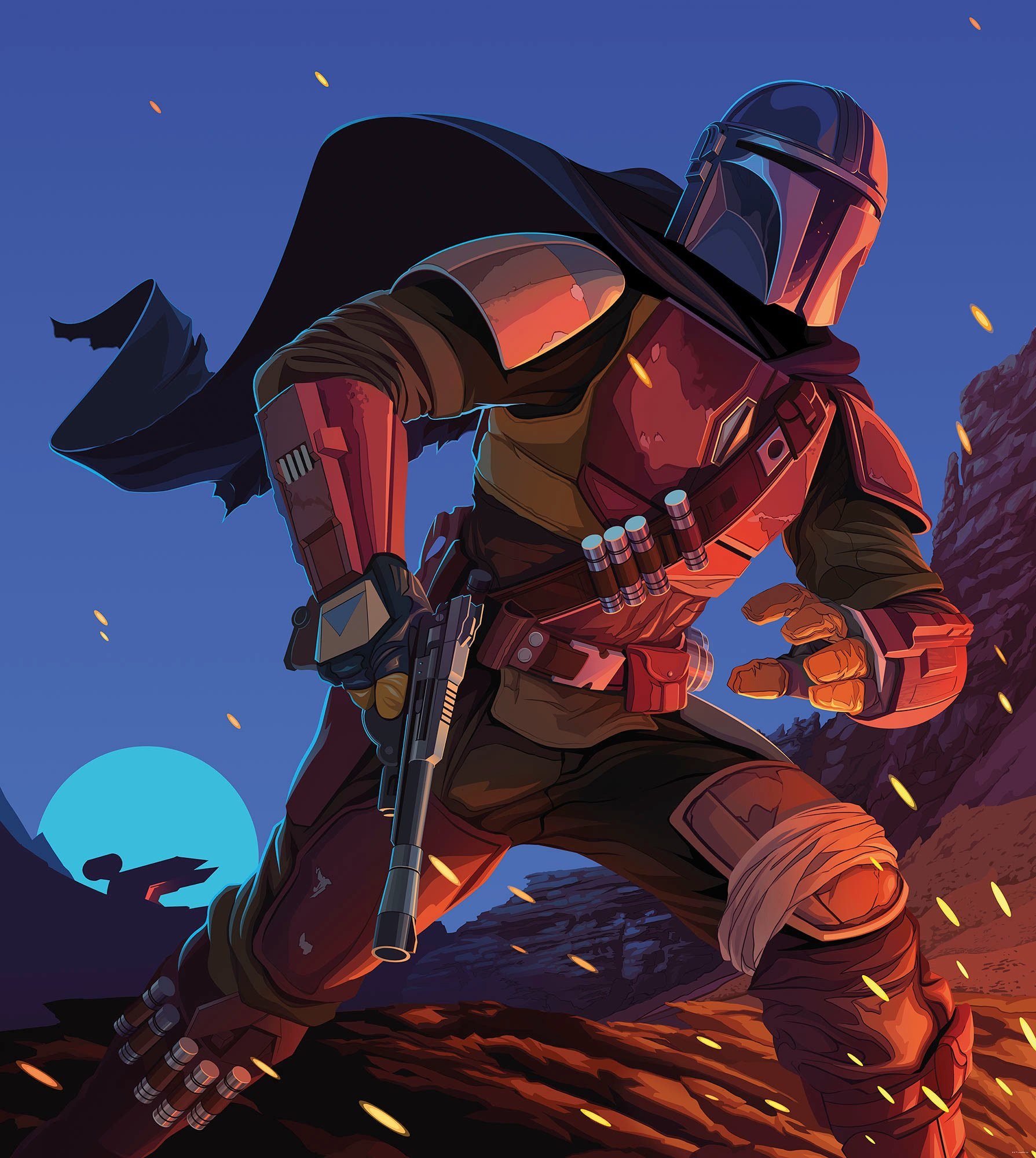 Komar Fototapete, glatt, bedruckt, (Packung, 1 St., Vlies Fototapete), Kinderzimmer