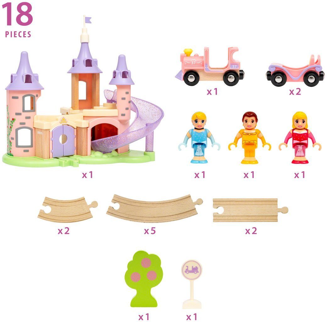BRIO® Spielzeug-Eisenbahn Disney Princess Traumschloss Set