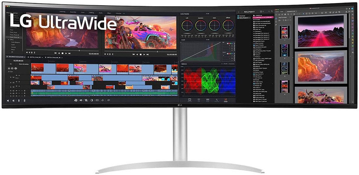LG 49WQ95X LCD-Monitor (124 cm/49 ", 5120 x 1440 px, 5 ms Reaktionszeit, 144 Hz, IPS)