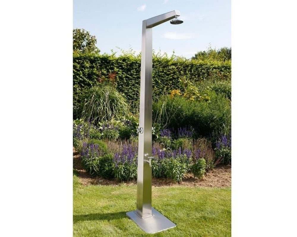 Ideal Eichenwald Gartendusche Dusche Niagara Selbstschlussventil (Typ SSV) mit Entnahmehahn