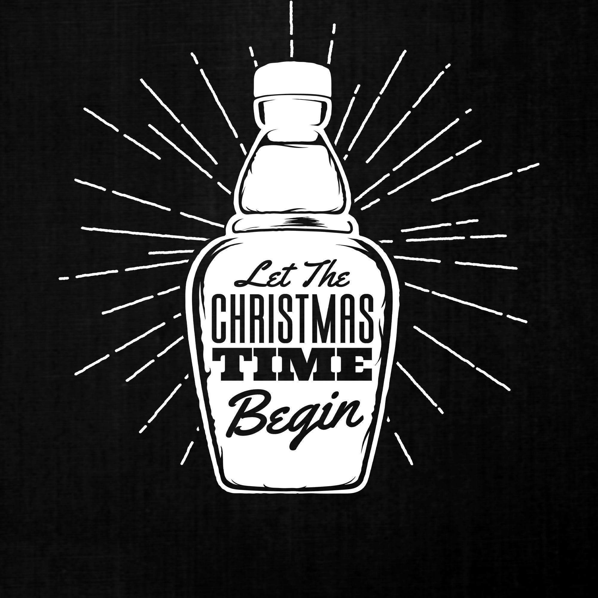 Time X-mas Quattro Weihnachten (1-tlg) Schwarz T-Shirt Formatee Kurzarmshirt - Weihnachtsgeschenk Christmas Herren