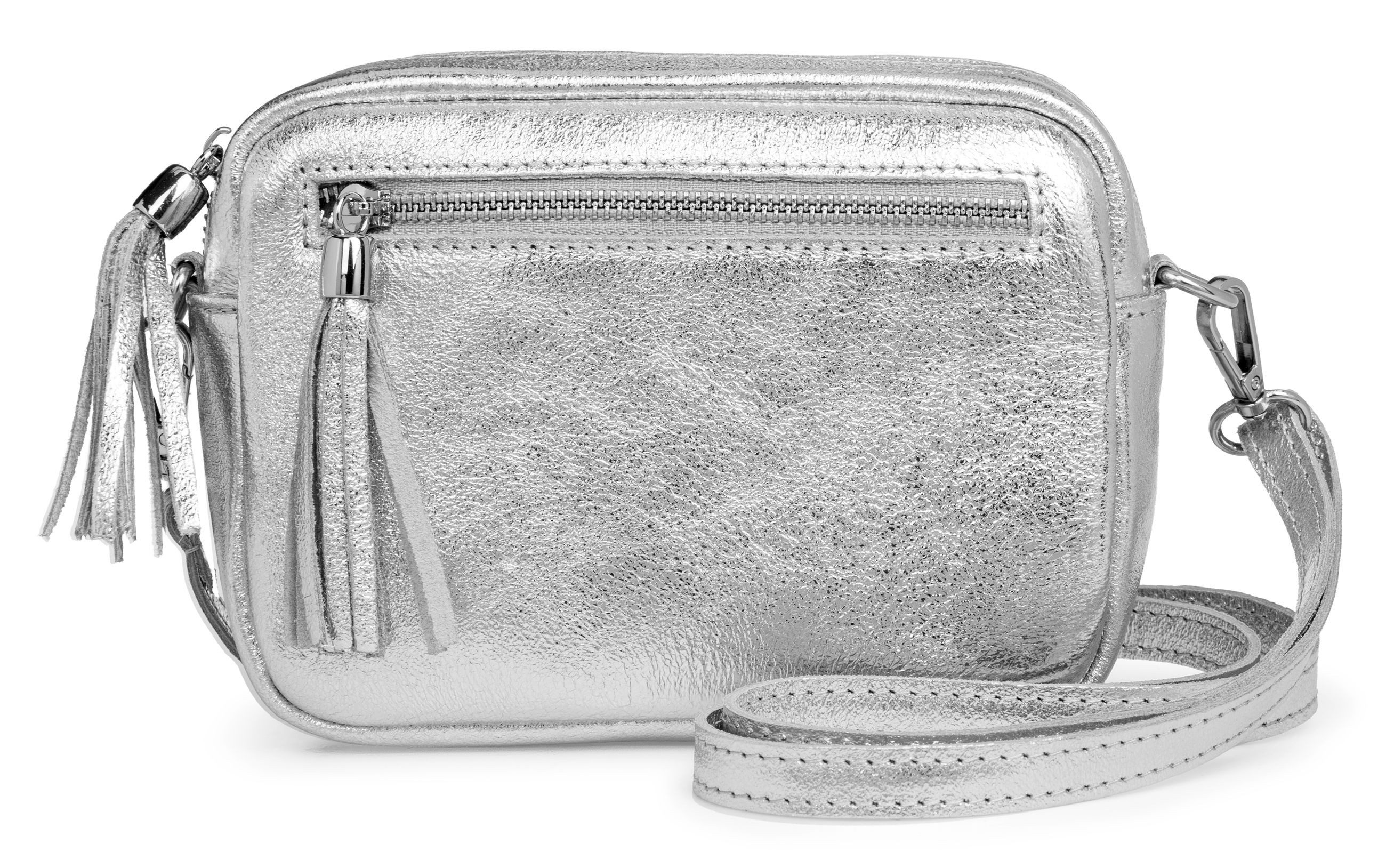 Umhängetasche Kleine Damen Crossbody Bag Leder Tasche - CLASSIC LINE - Modell No.818