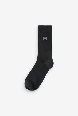 Next Kurzsocken Dauerhaft frische schwarze Socken, 10er-Pack (10-Paar)