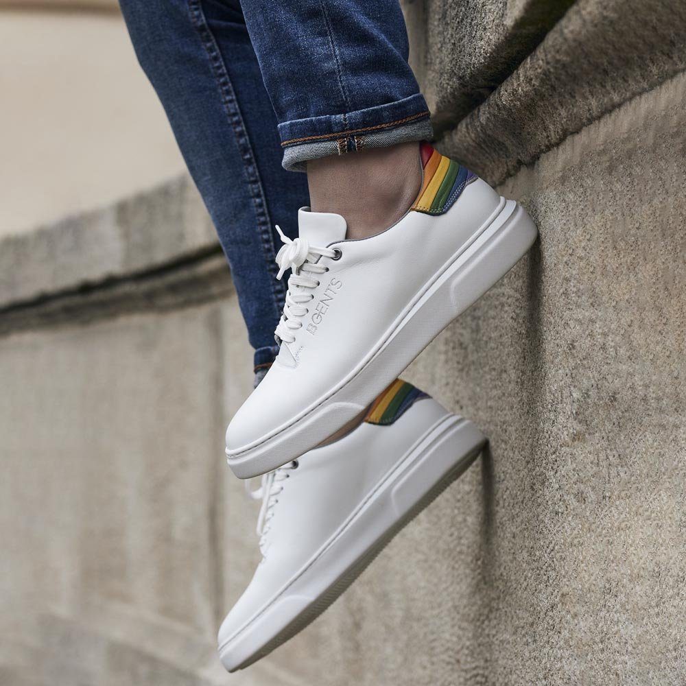 BGENTS Pride Sneaker Sneaker mit Pride-Farbe an der Ferse