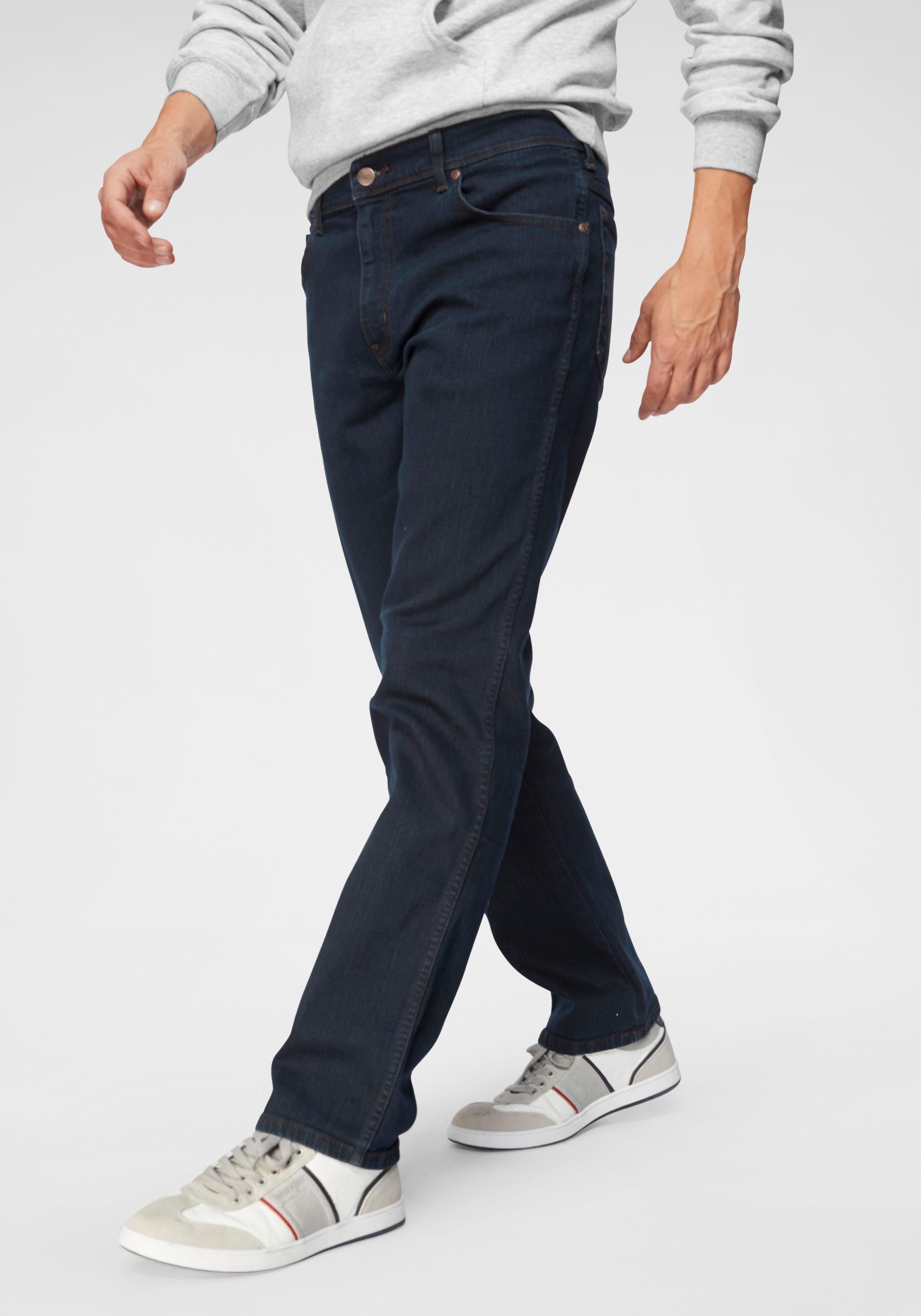 Texas black Wrangler Jeans Gerade blue