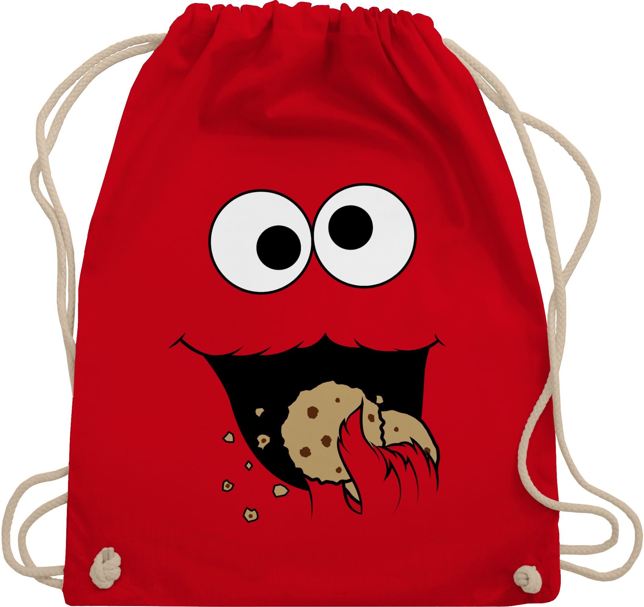 Turnbeutel Keks Monster I Krümelmonster I Cookie Monster Fastnacht I Fasnacht I F